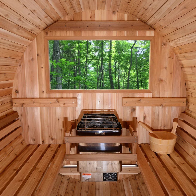 Audra 4 - Person Traditional Steam Sauna in Cedar