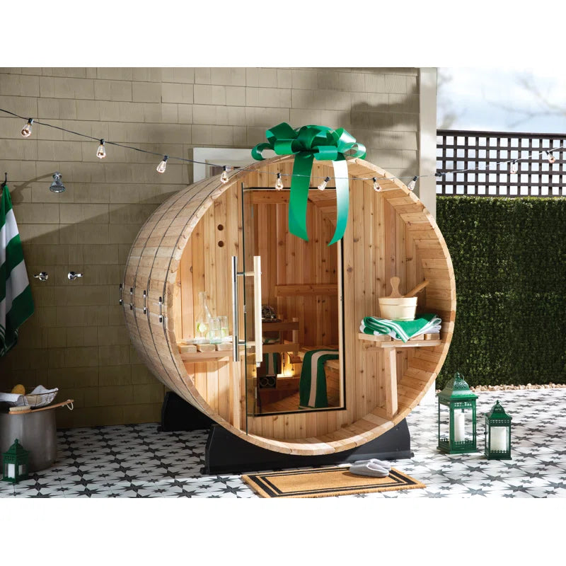 Audra 4 - Person Traditional Steam Sauna in Cedar