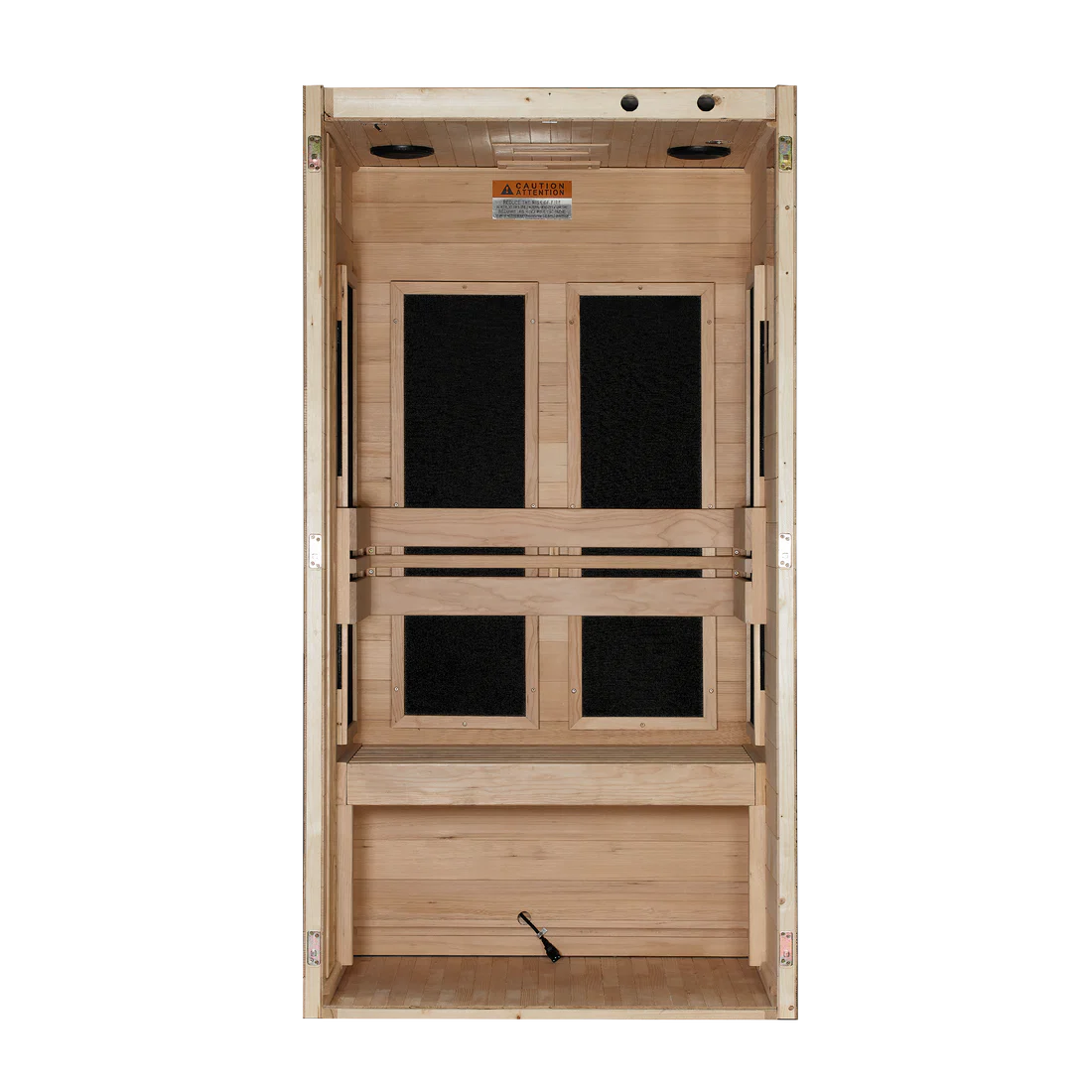 Dynamic Veneto 1 Person Low EMF Far IR Sauna DYN-6115-05