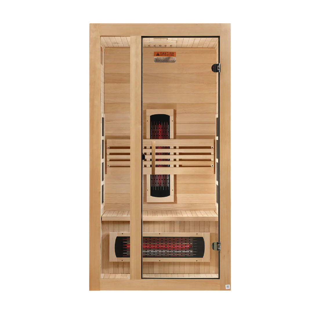 Dynamic Gracia 1 Person Full Spectrum Near Zero EMF IR Sauna DYN-6119-03 FS