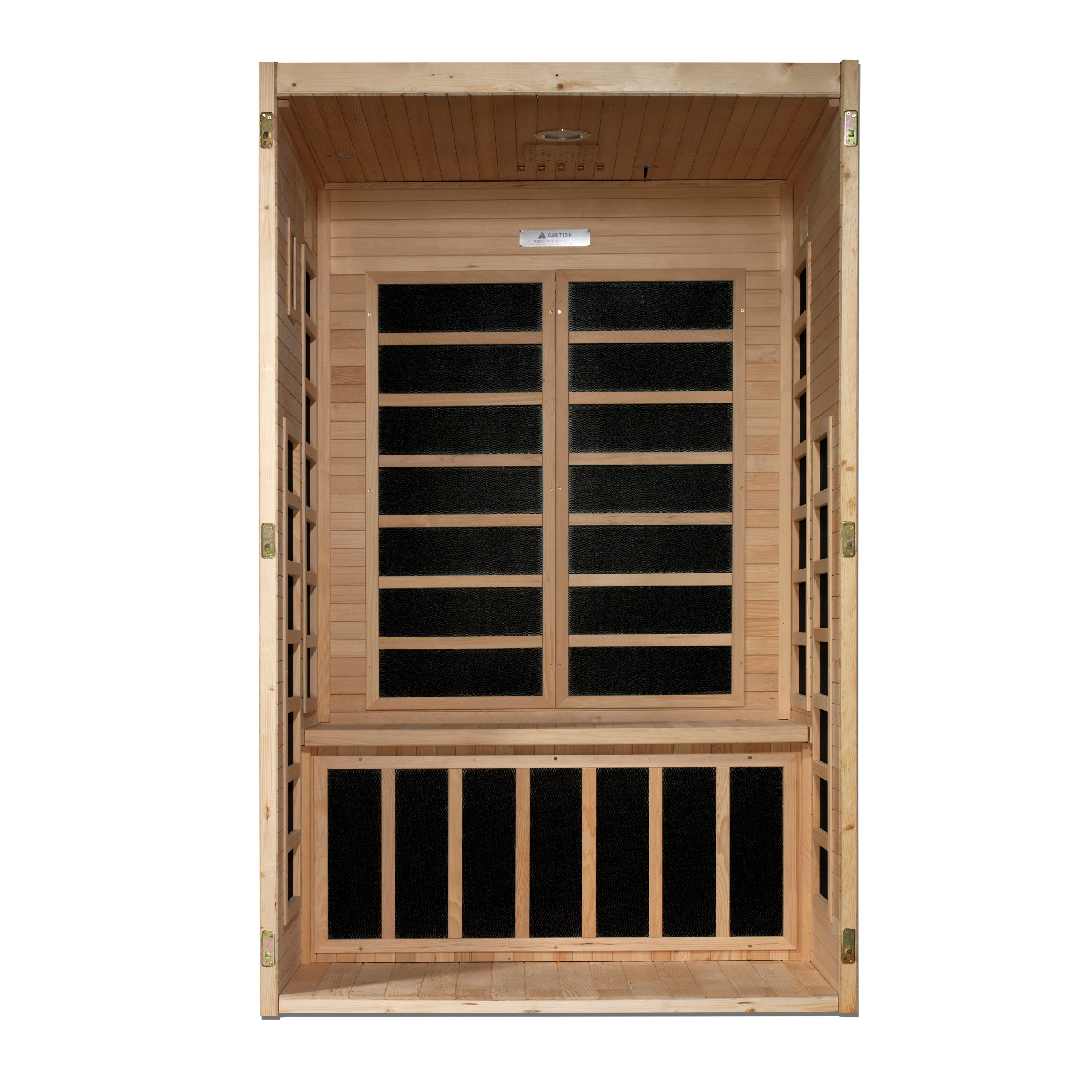 Dynamic Santiago Low EMF 2 Person Home IR Sauna DYN-6209-01