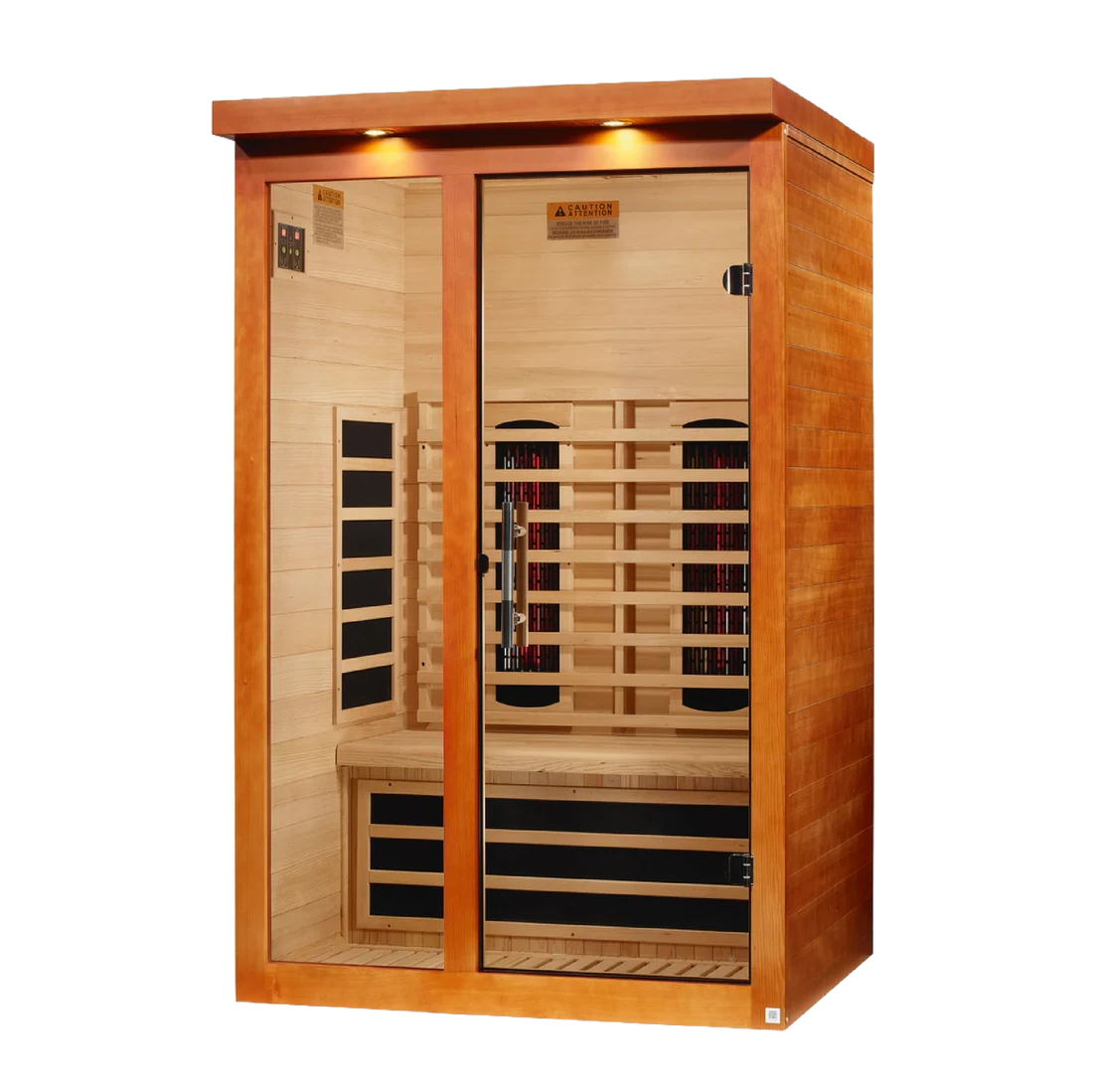 Dynamic "Llumeneres" 2 Person Full Spectrum Nero Zero EMF FAR IR Sauna (DYN-6215-03 FS)