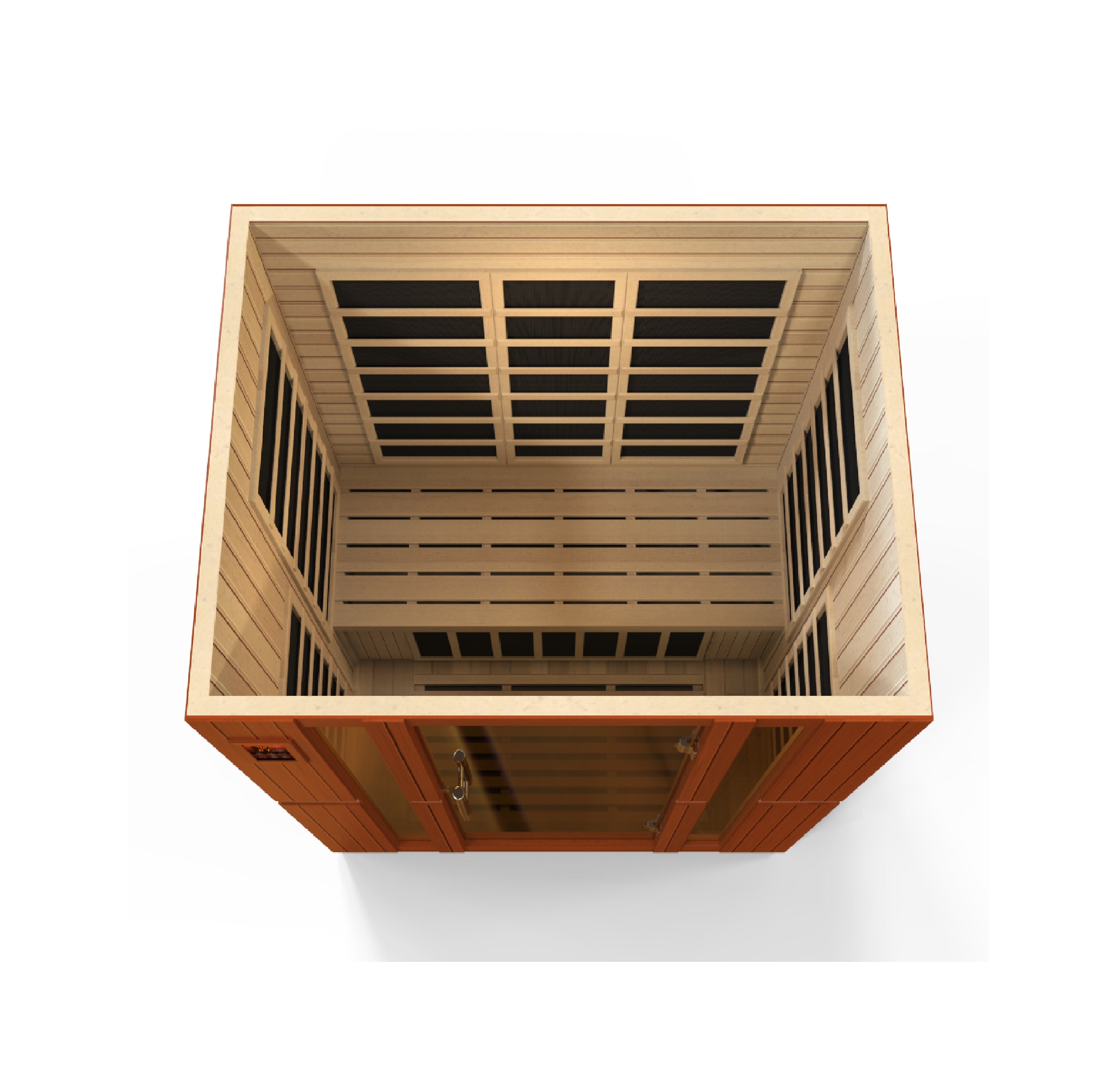Dynamic Bellagio 3 Person Ultra Low EMF Far Infrared Sauna (DYN-6306-02 Elite)