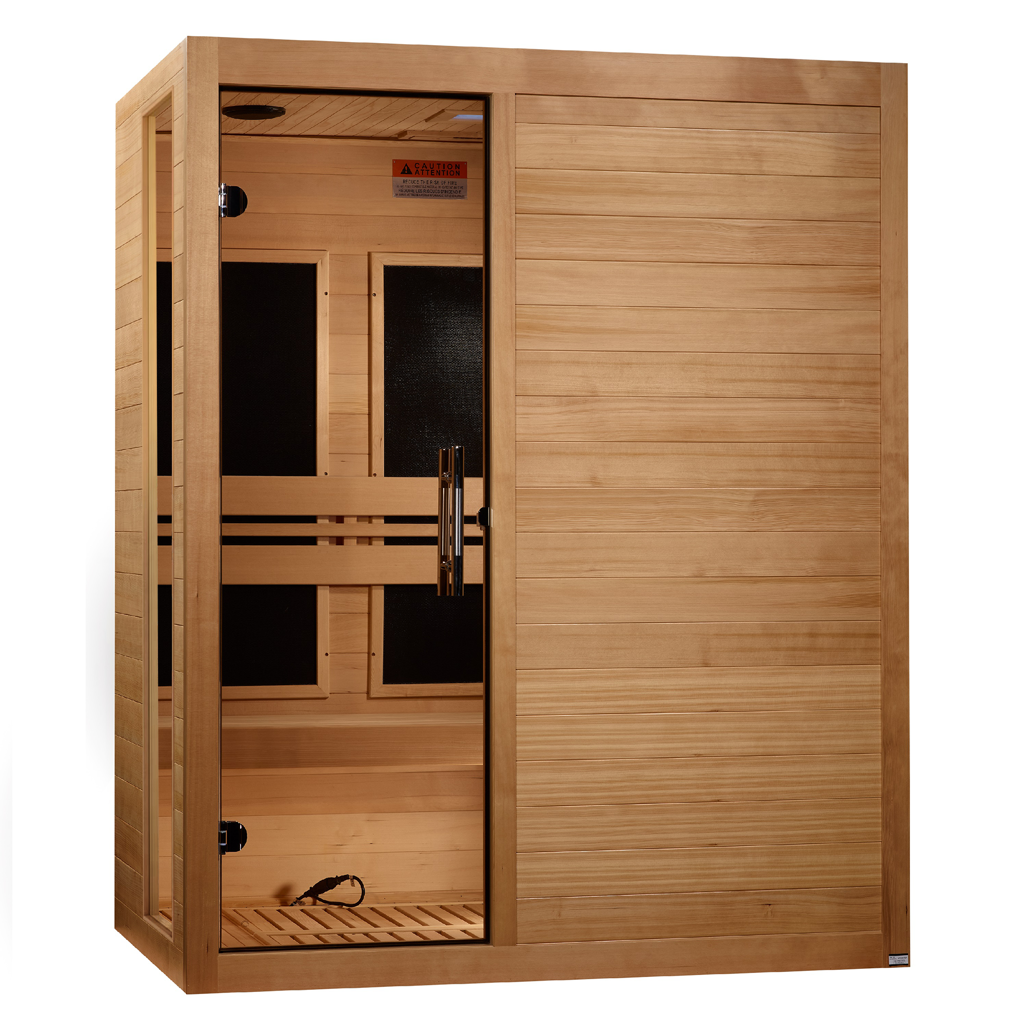 Dynamic "Toscana" 3 Person Ultra Low EMF FAR IR Sauna (DYN-6315-05 Elite)