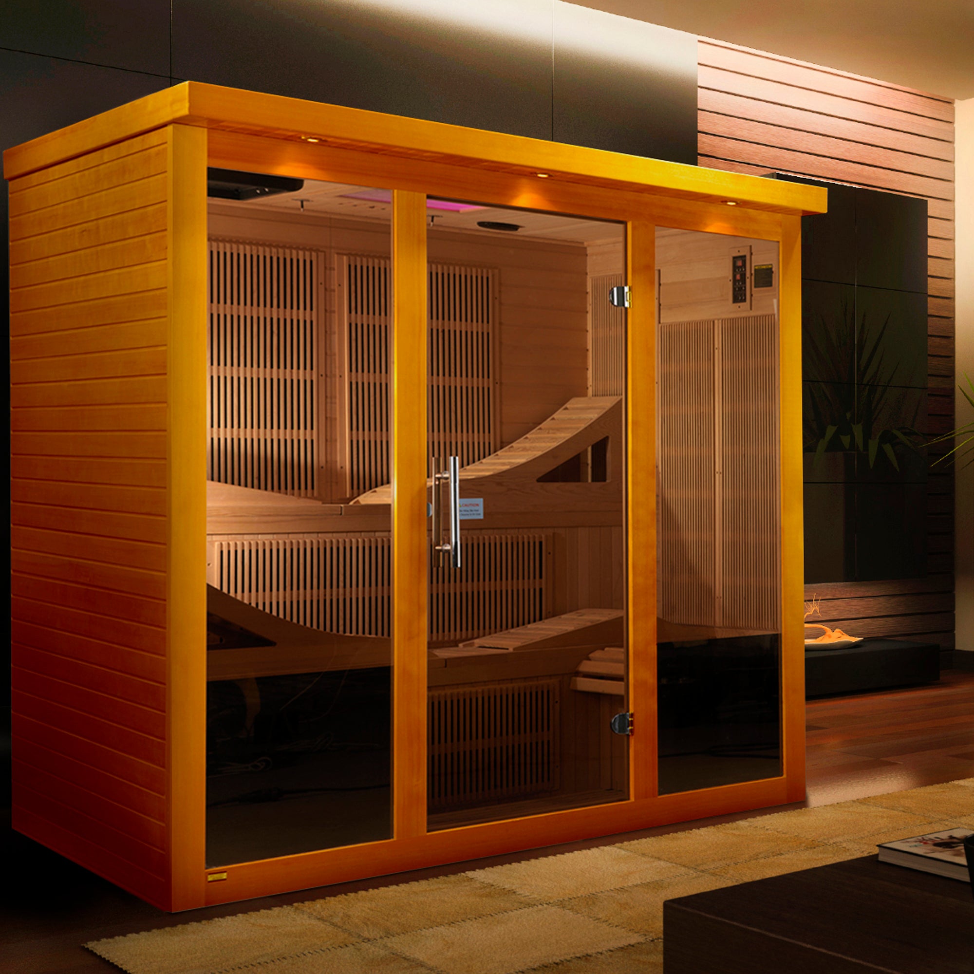 Dynamic "Monaco" 6 Person Ultra Low EMF Far IR Sauna (DYN-6996-01 Elite)