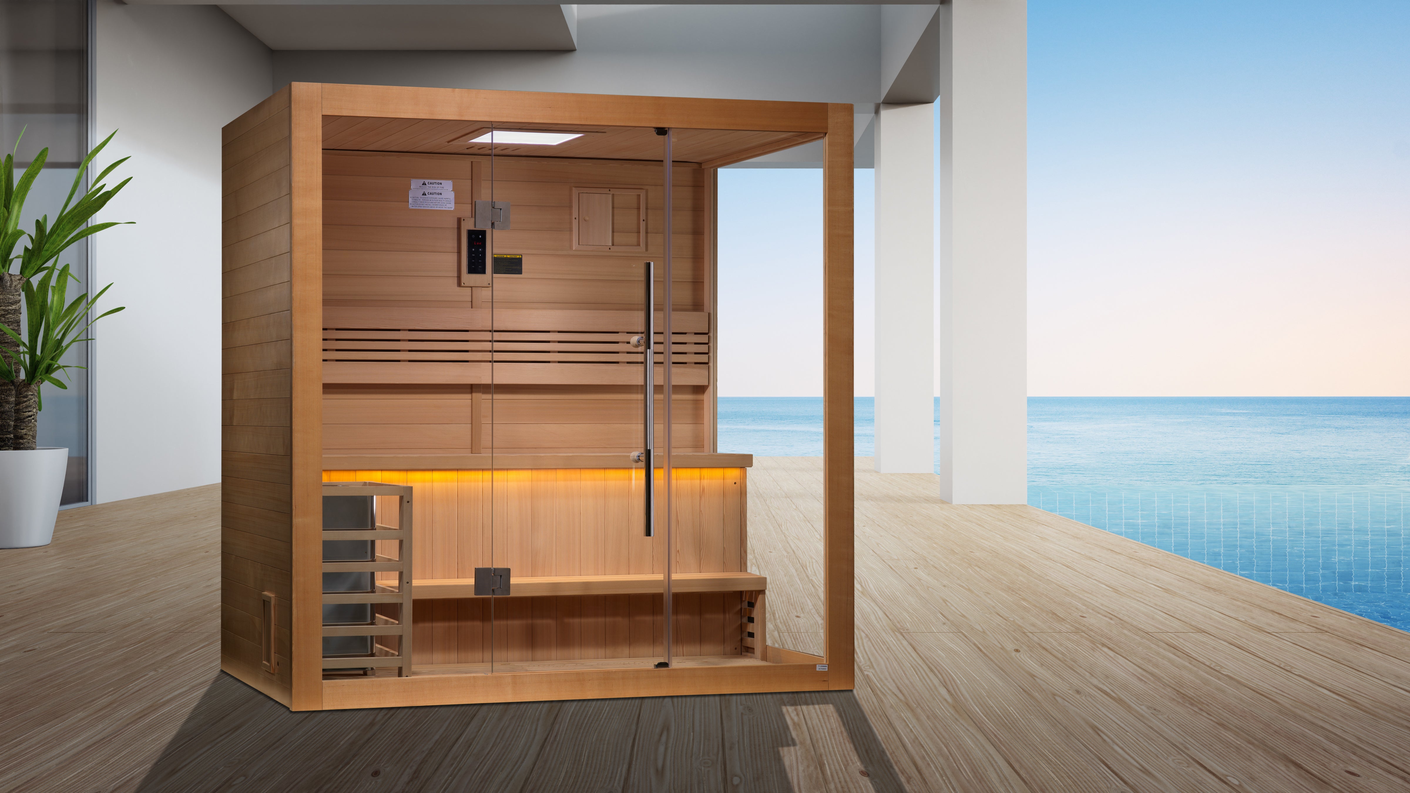 Golden Designs "Forssa" 3-4 Person Traditional Sauna (GDI-7203-01)
