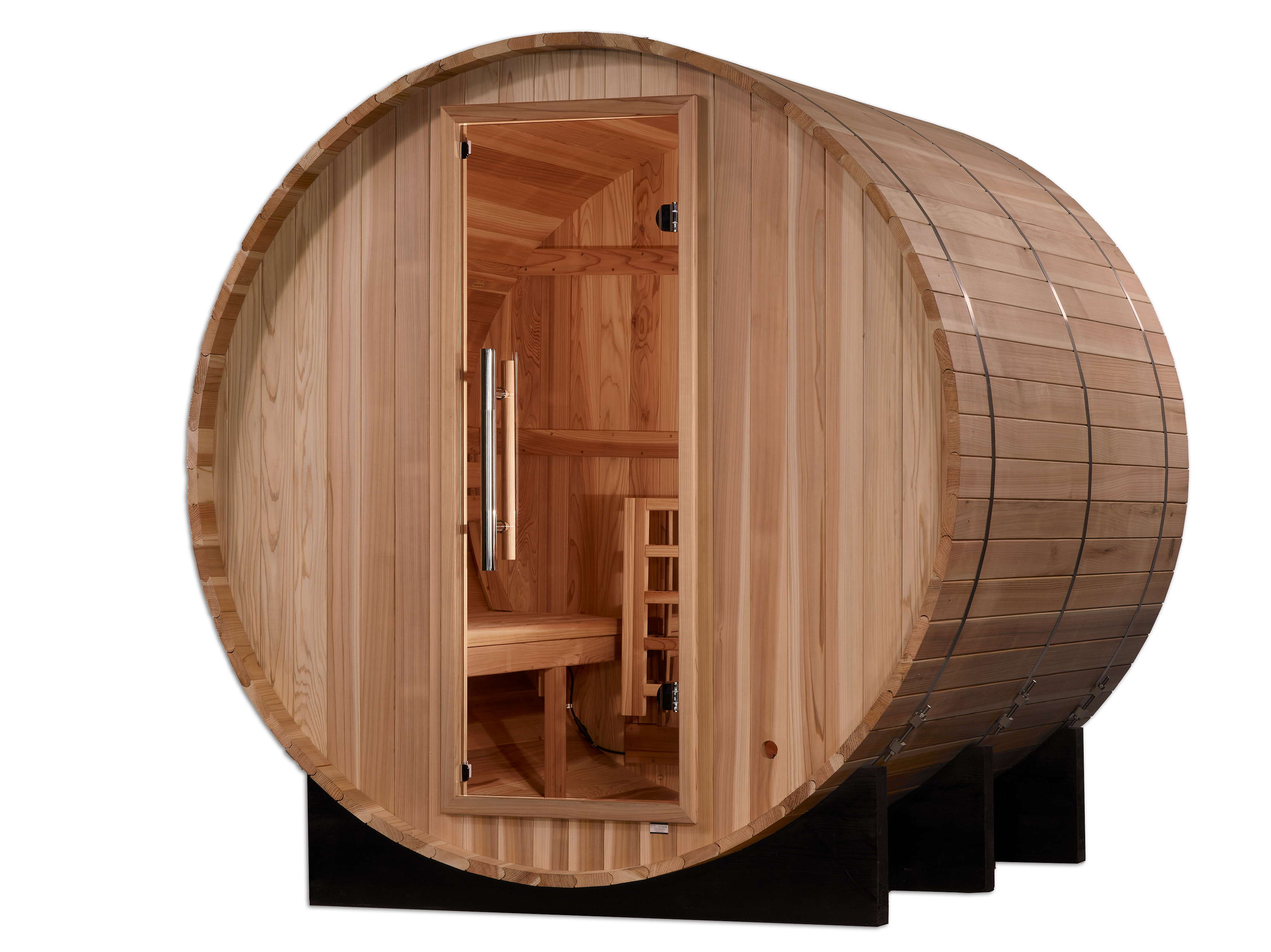 Golden Designs "Arosa" 4 Person Barrel Traditional Sauna (GDI-B004-01)