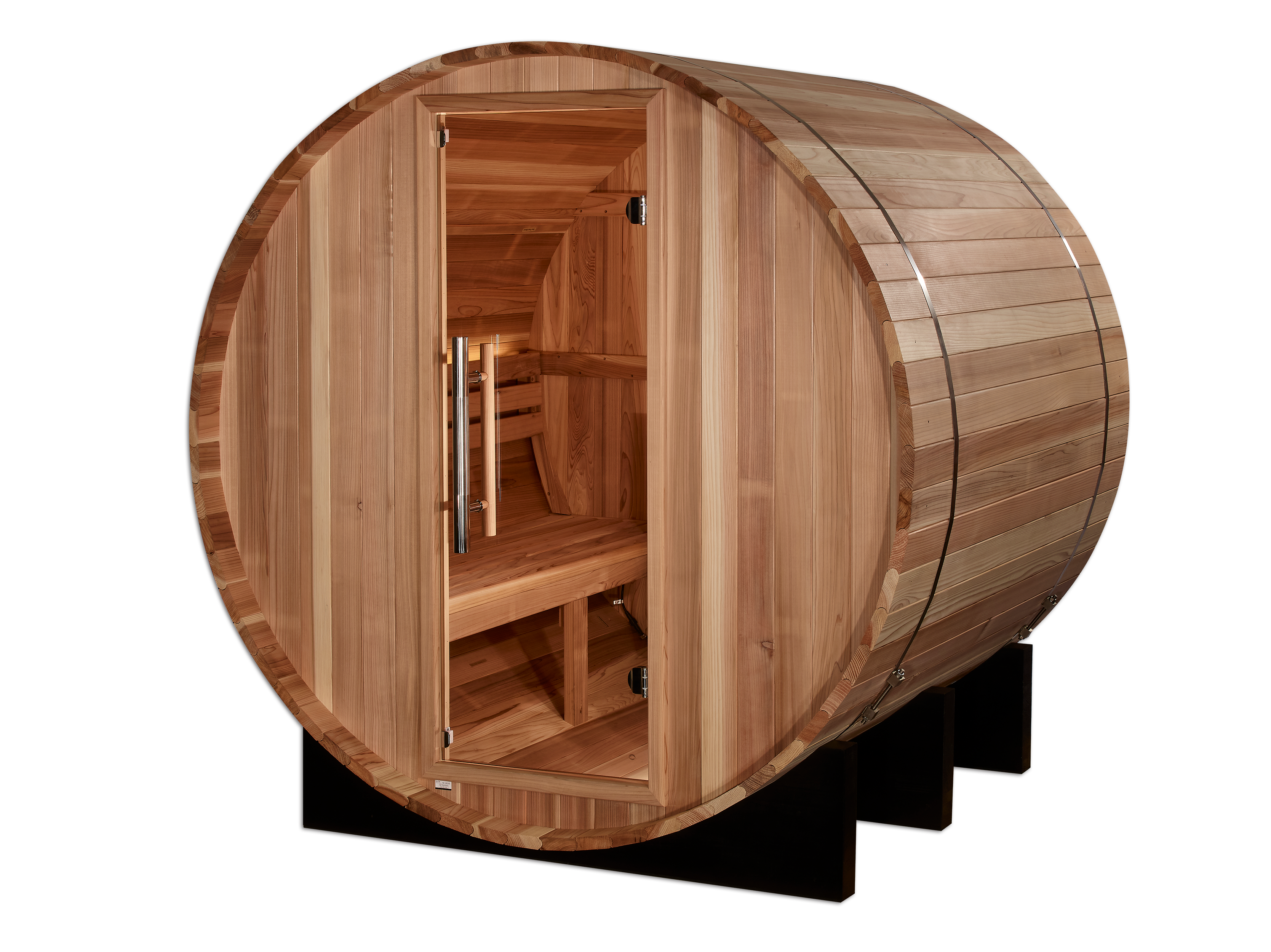 Golden Designs "St. Moritz" 2 Person Barrel Traditional Sauna (GDI-B002-01)