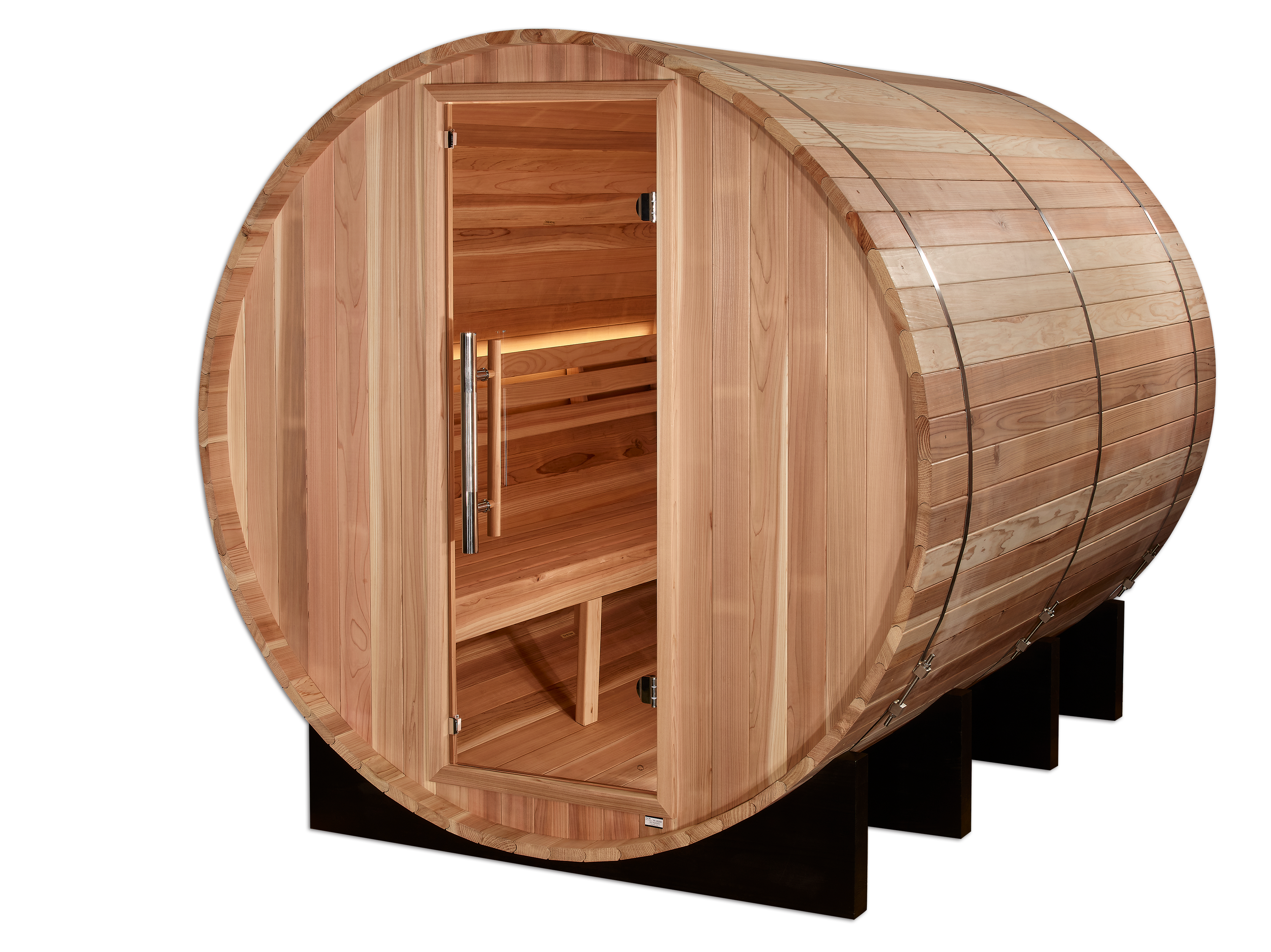 Golden Designs "Klosters" 6 Person Barrel Traditional Sauna (GDI-B006-01)