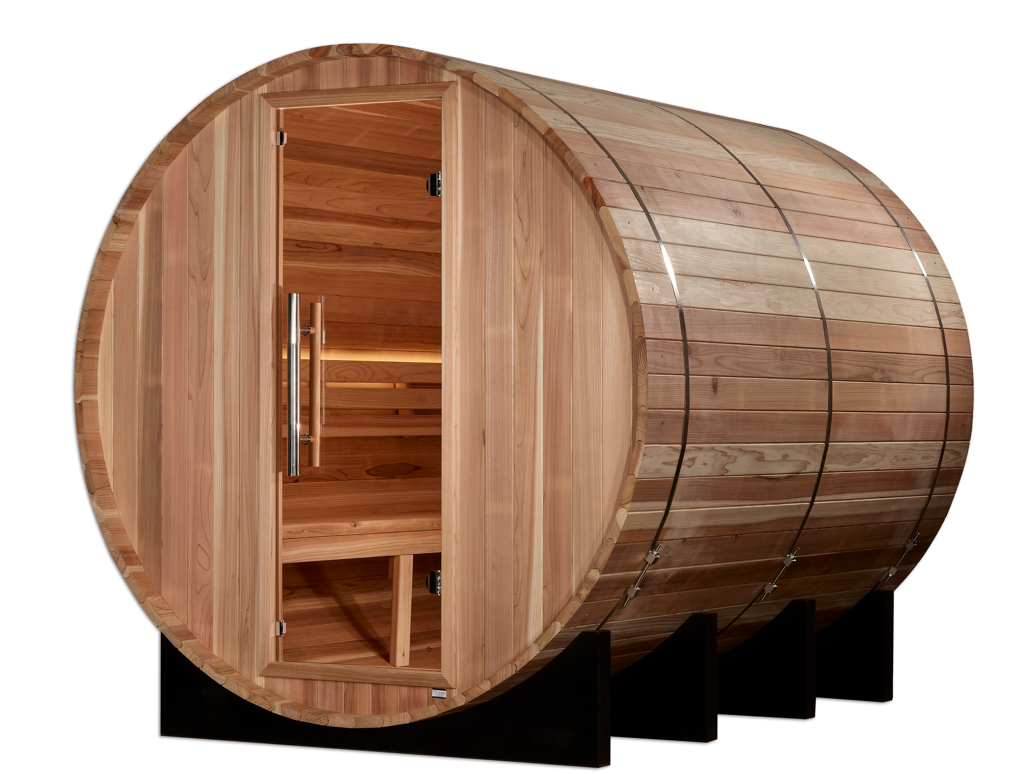 Golden Designs "Klosters" 6 Person Barrel Traditional Sauna (GDI-B006-01)