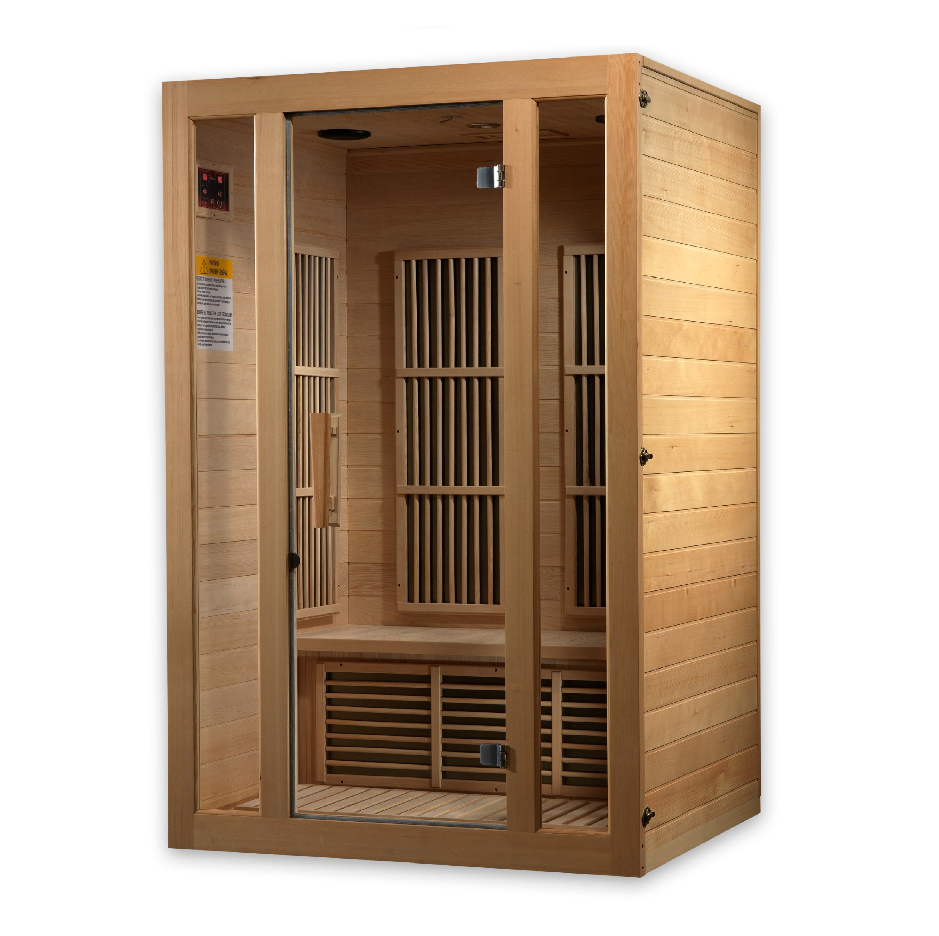 Maxxus "Seattle" 2 Person Near Zero EMF FAR IR Sauna (MX-J206-01-ZF)