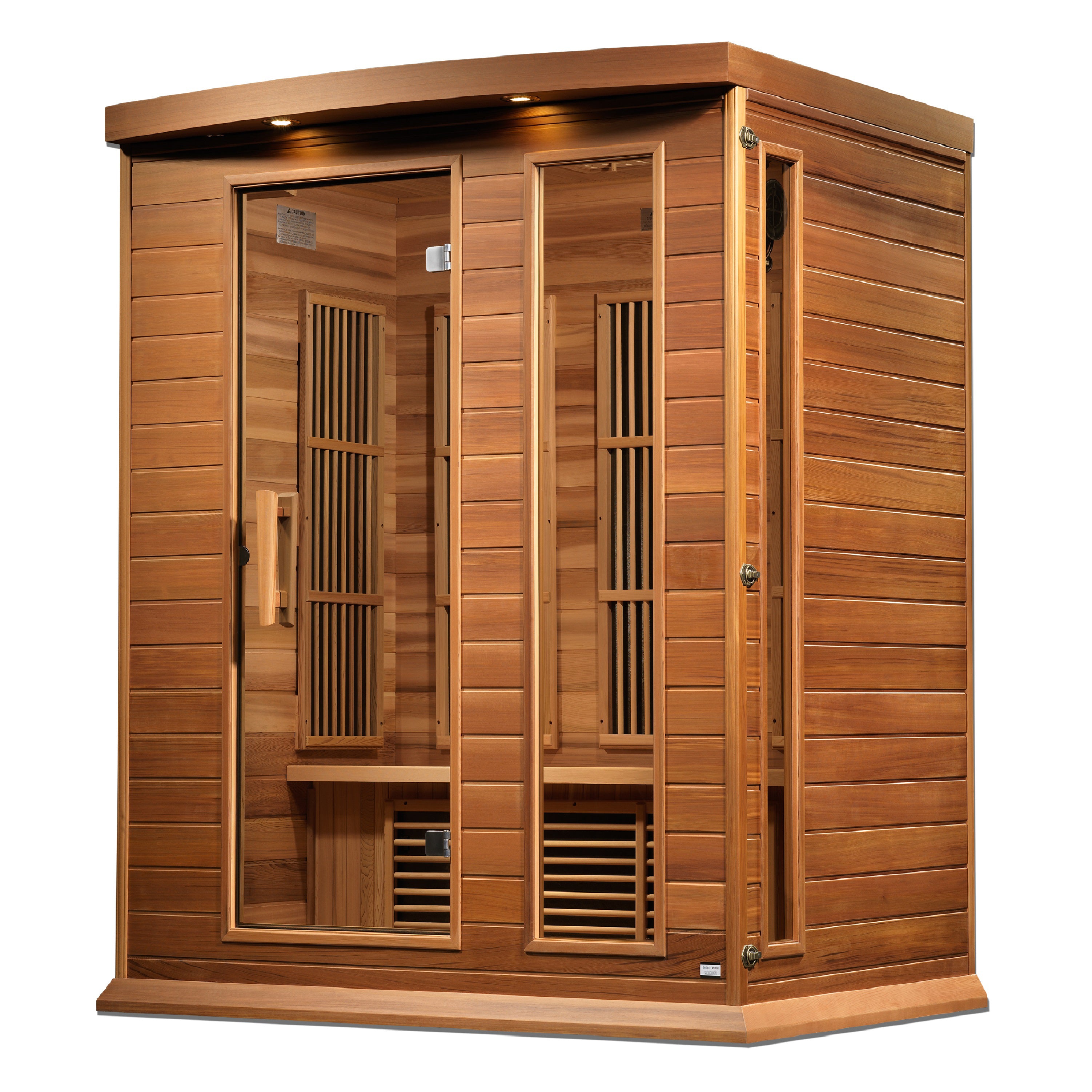 Maxxus "Montilemar" 3 Person Near Zero EMF FAR IR Sauna (MX-K306-01-ZF CED)