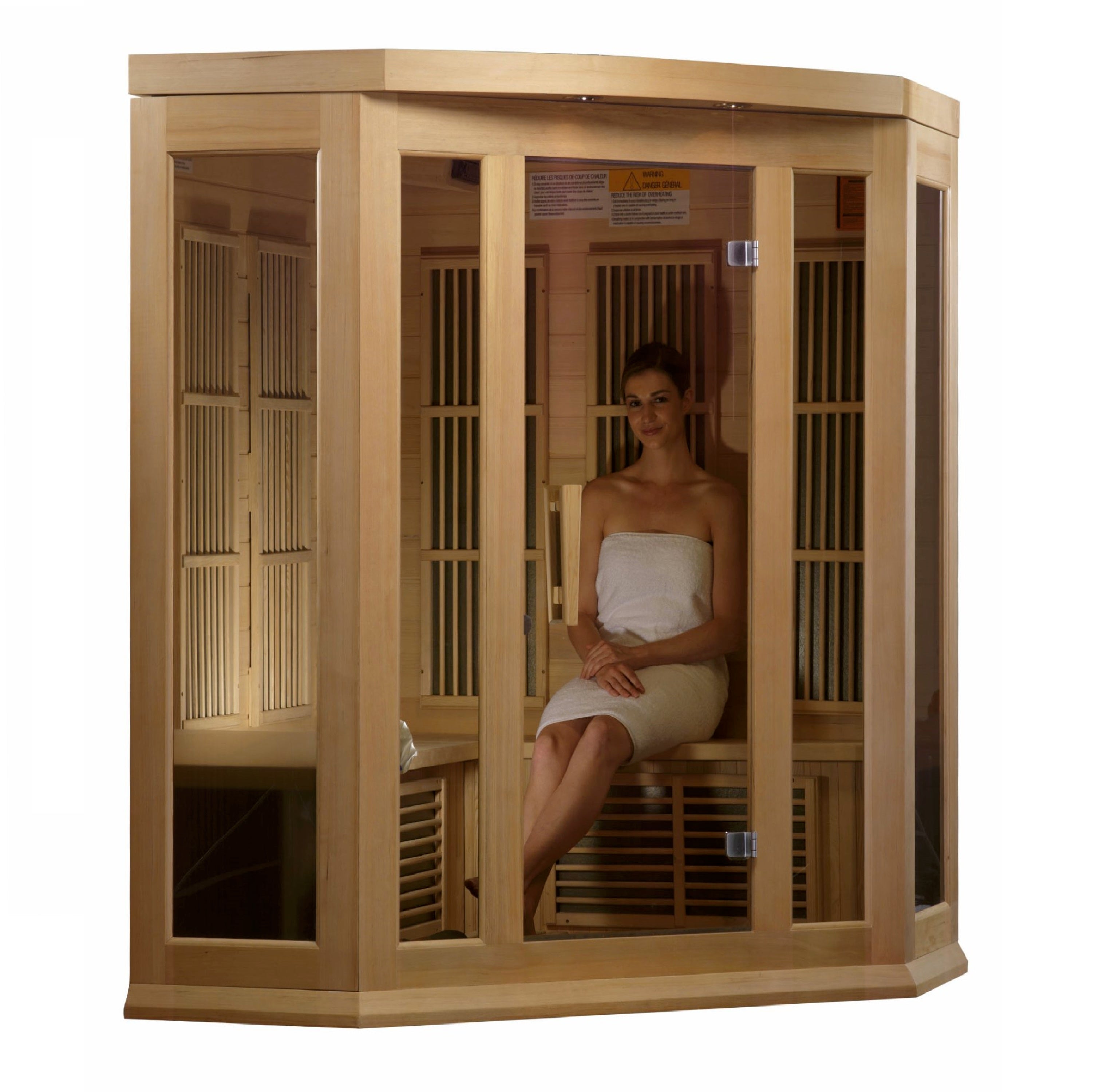 Maxxus "Avignon" 3 Person Low EMF FAR IR Sauna (MX-K356-01)