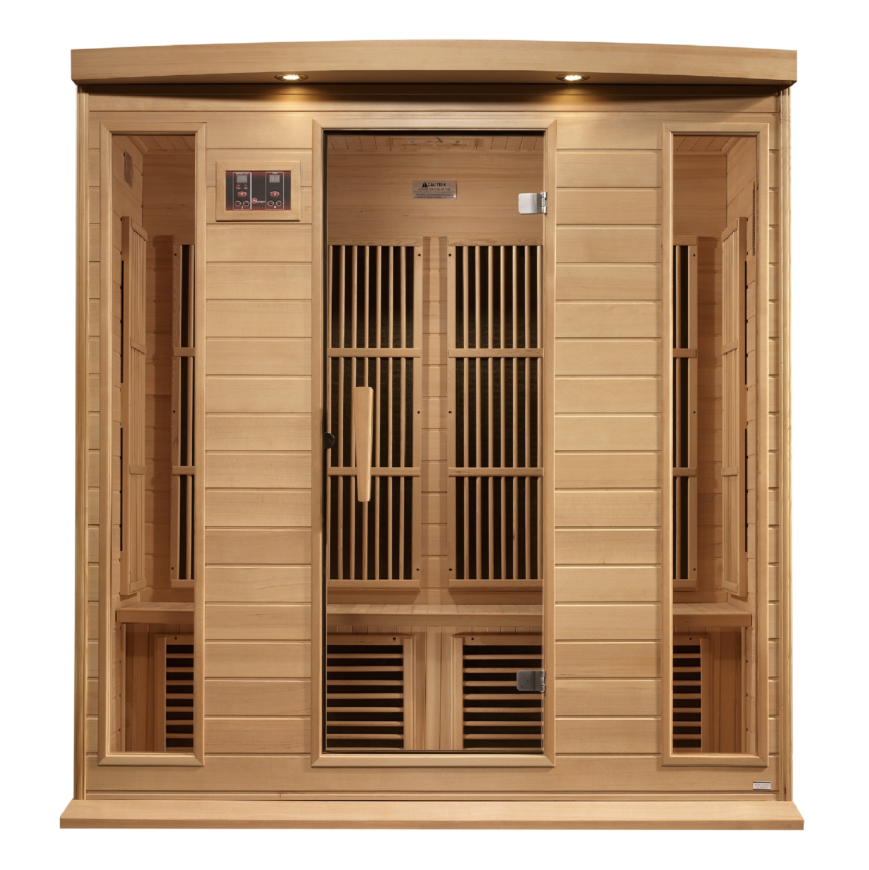 Maxxus "Chaumont" 4 Person Near Zero EMF FAR IR Sauna (MX-K406-01-ZF HEM)