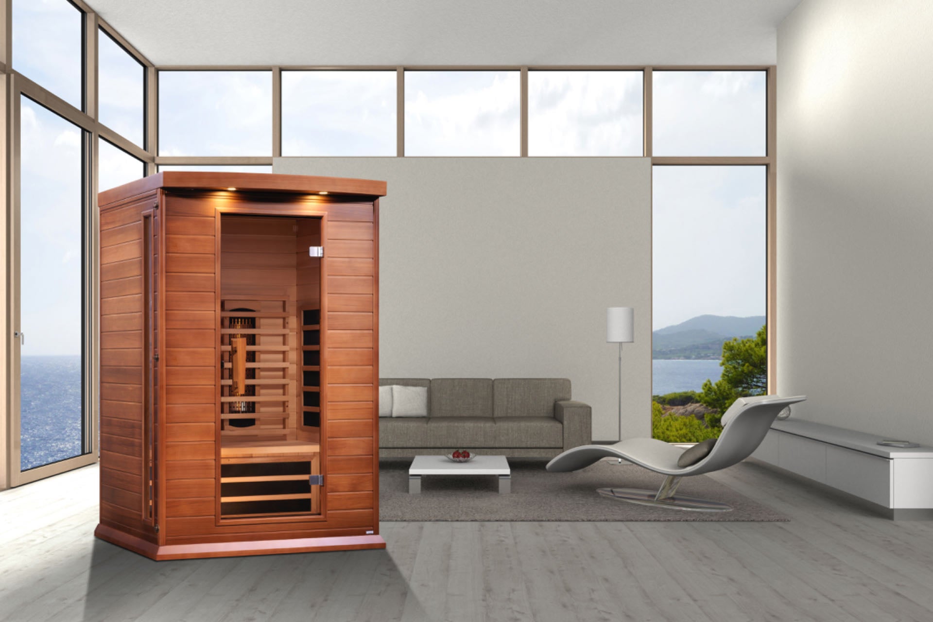 Maxxus "Toulouse" 2 Person Full Spectrum IR Sauna (MX-M206-01-FS CED)