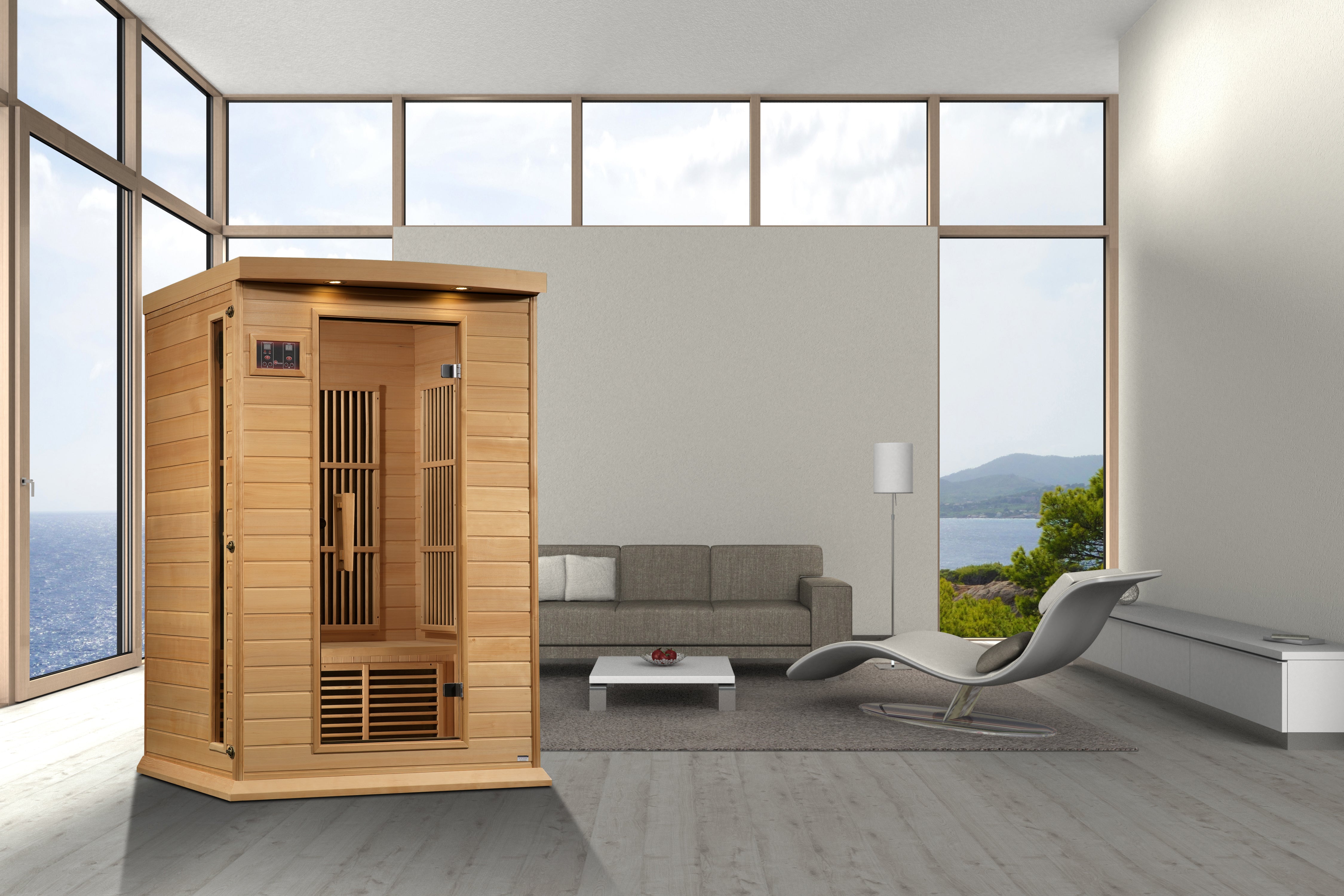 Maxxus "Toulose" 2 Person Low EMF FAR IR Sauna (MX-K206-01)