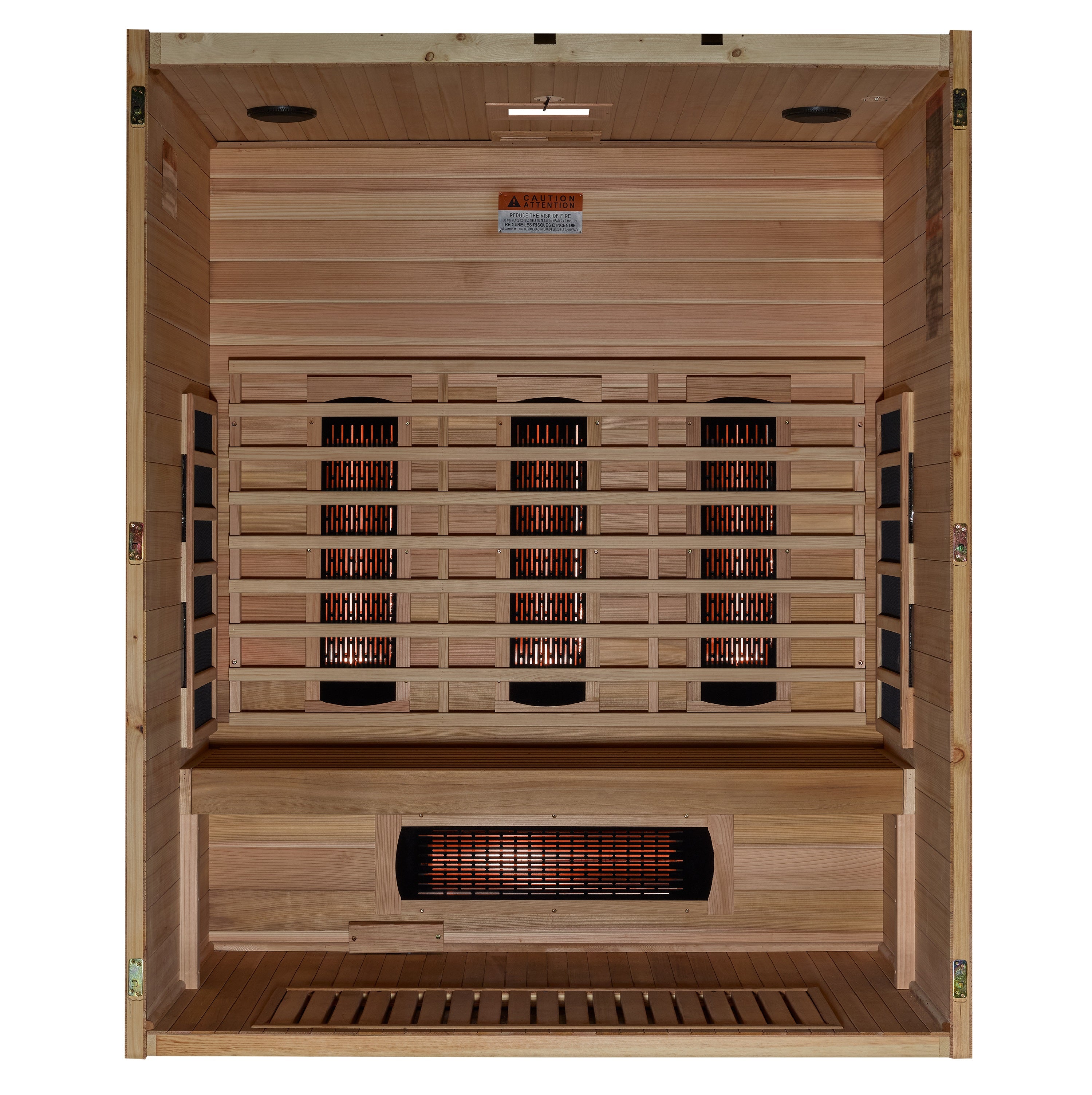 Maxxus "S-Line" 3 Person Full Spectrum IR Sauna (MX-S306-01-FS-PC)