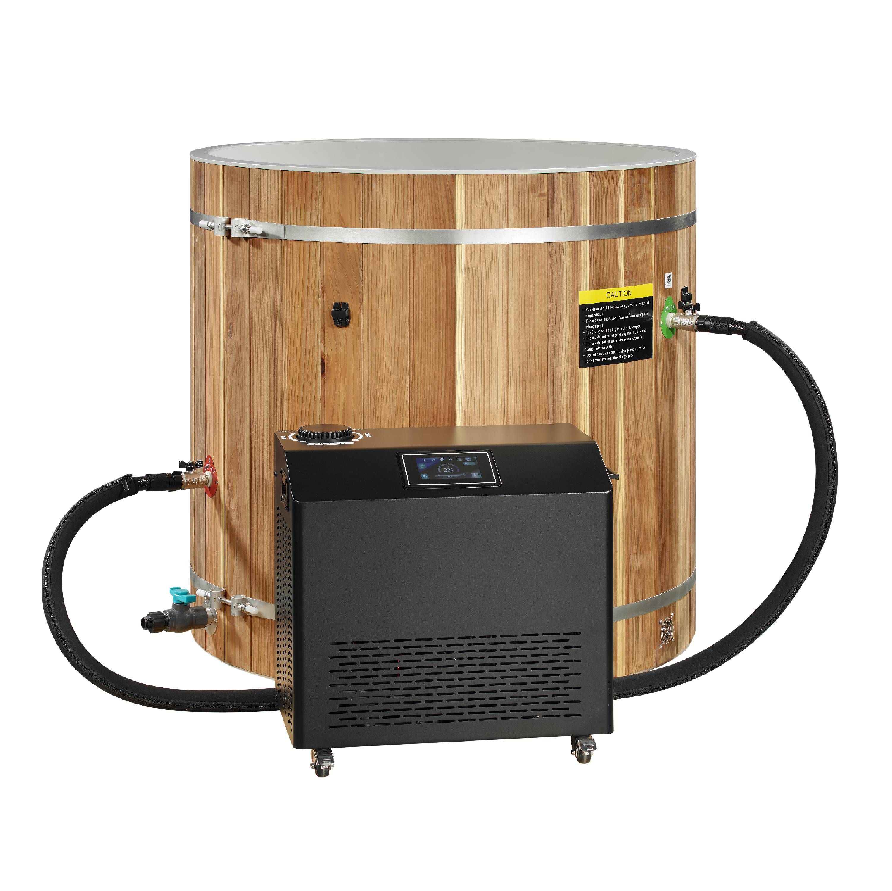 Dynamic Cold Therapy PVC Barrel Cold Plunge