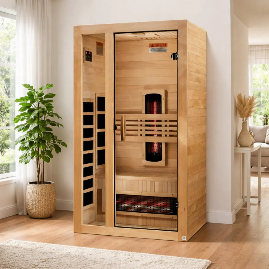 Dynamic Gracia 1 Person Full Spectrum Near Zero EMF IR Sauna DYN-6119-03 FS