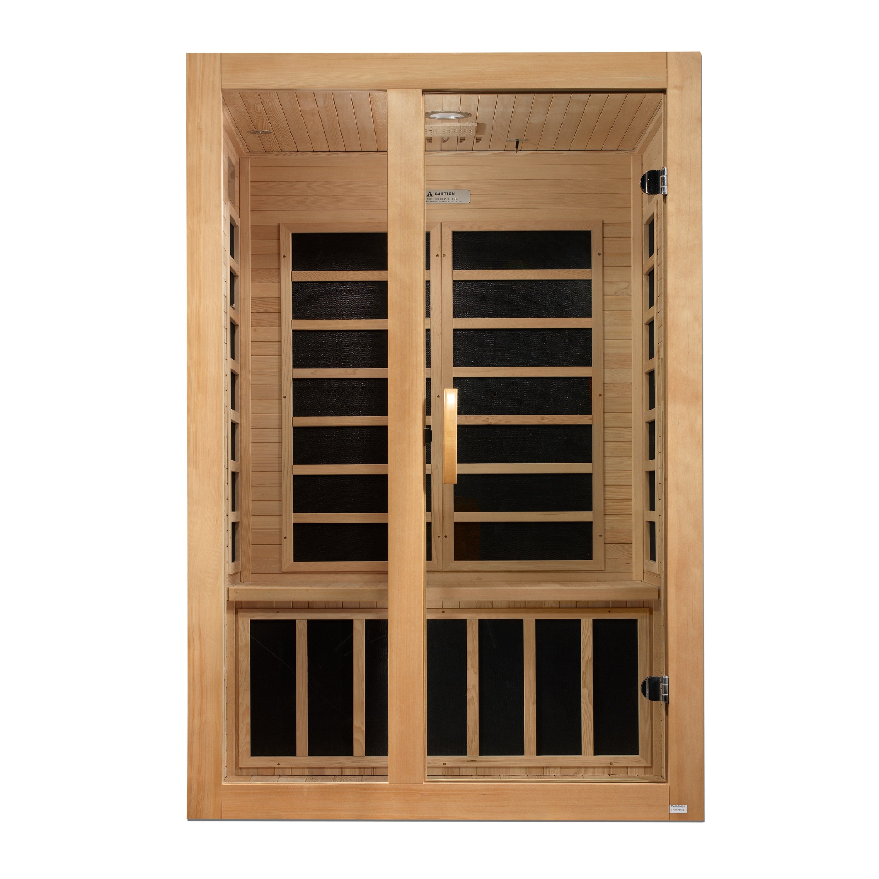 Dynamic Santiago Low EMF 2 Person Home IR Sauna DYN-6209-01