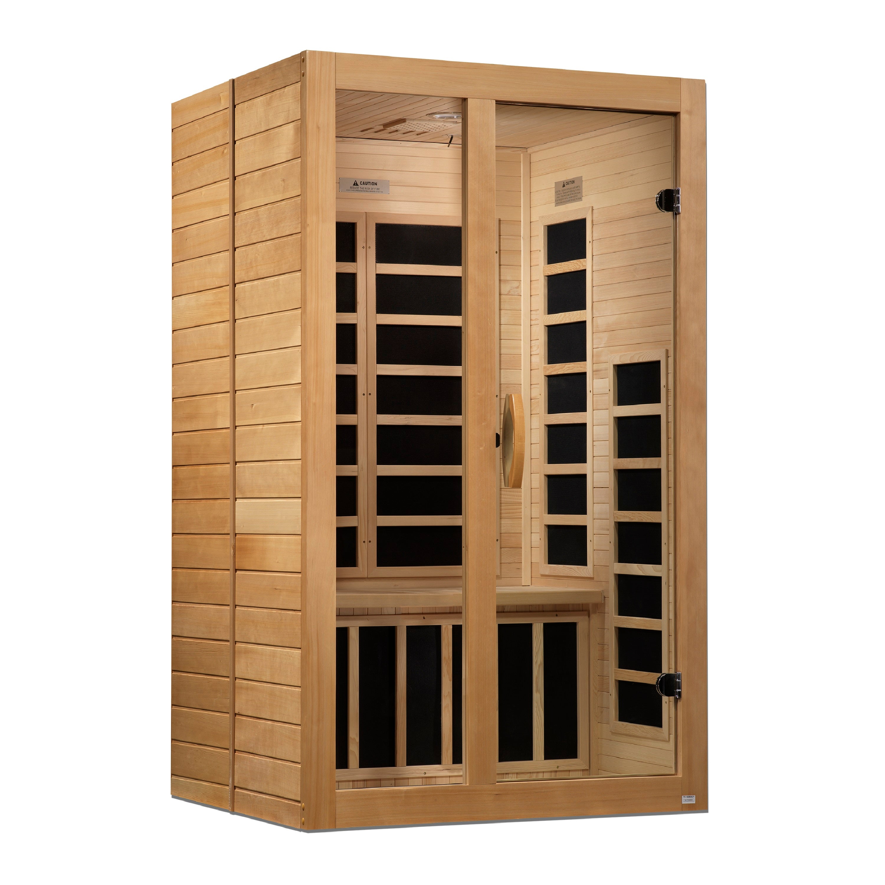 Dynamic Santiago Low EMF 2 Person Home IR Sauna DYN-6209-01
