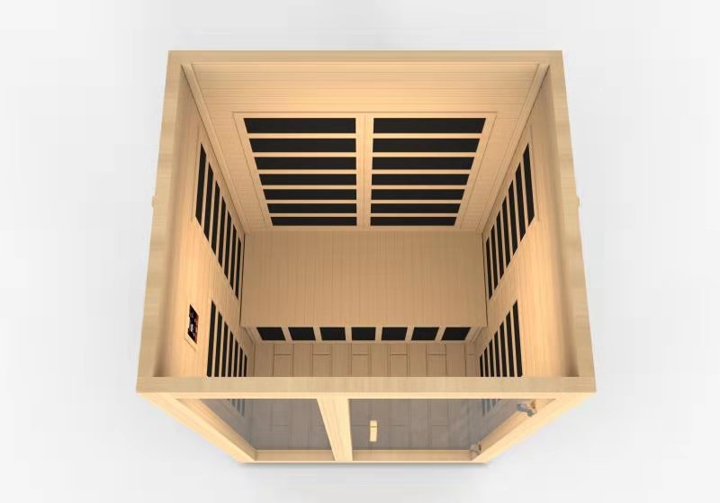 Dynamic Santiago Low EMF 2 Person Home IR Sauna DYN-6209-01