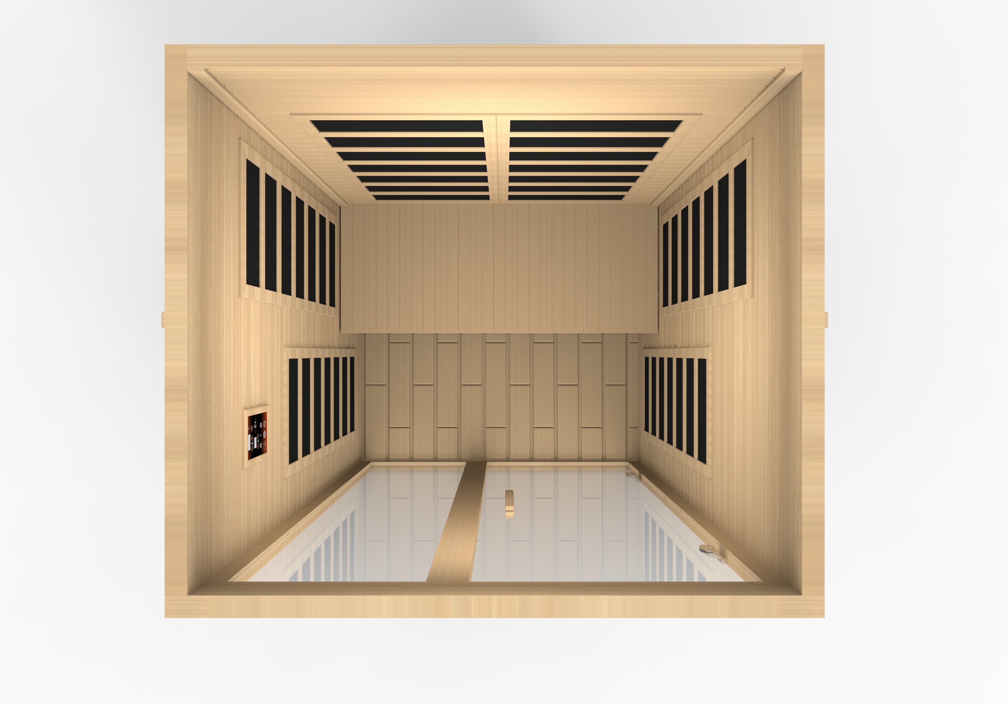 Dynamic Santiago Low EMF 2 Person Home IR Sauna DYN-6209-01