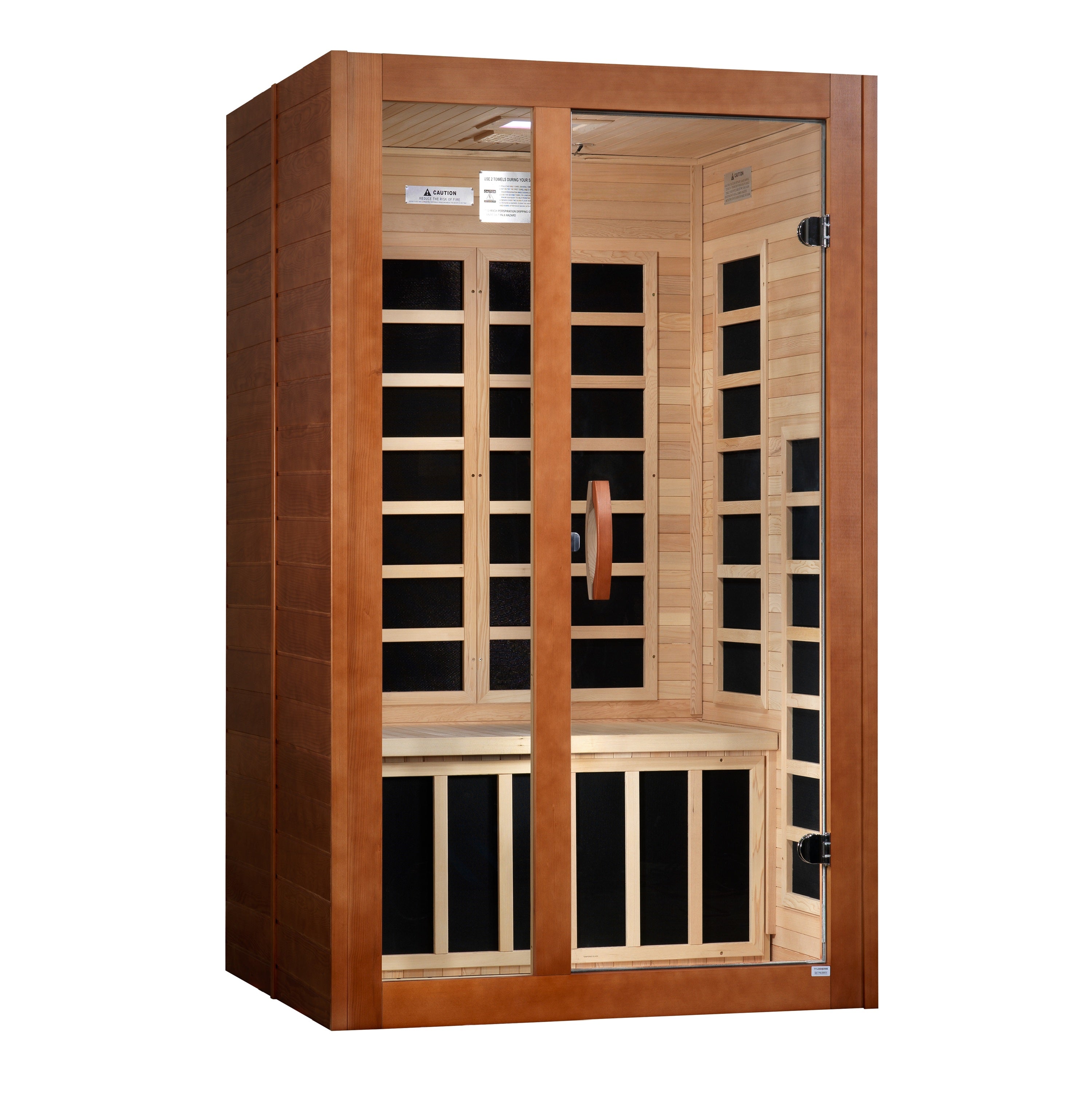 Dynamic Santiago Elite 2 Person Ultra Low EMF FAR Infrared Sauna DYN-6209-02 Elite
