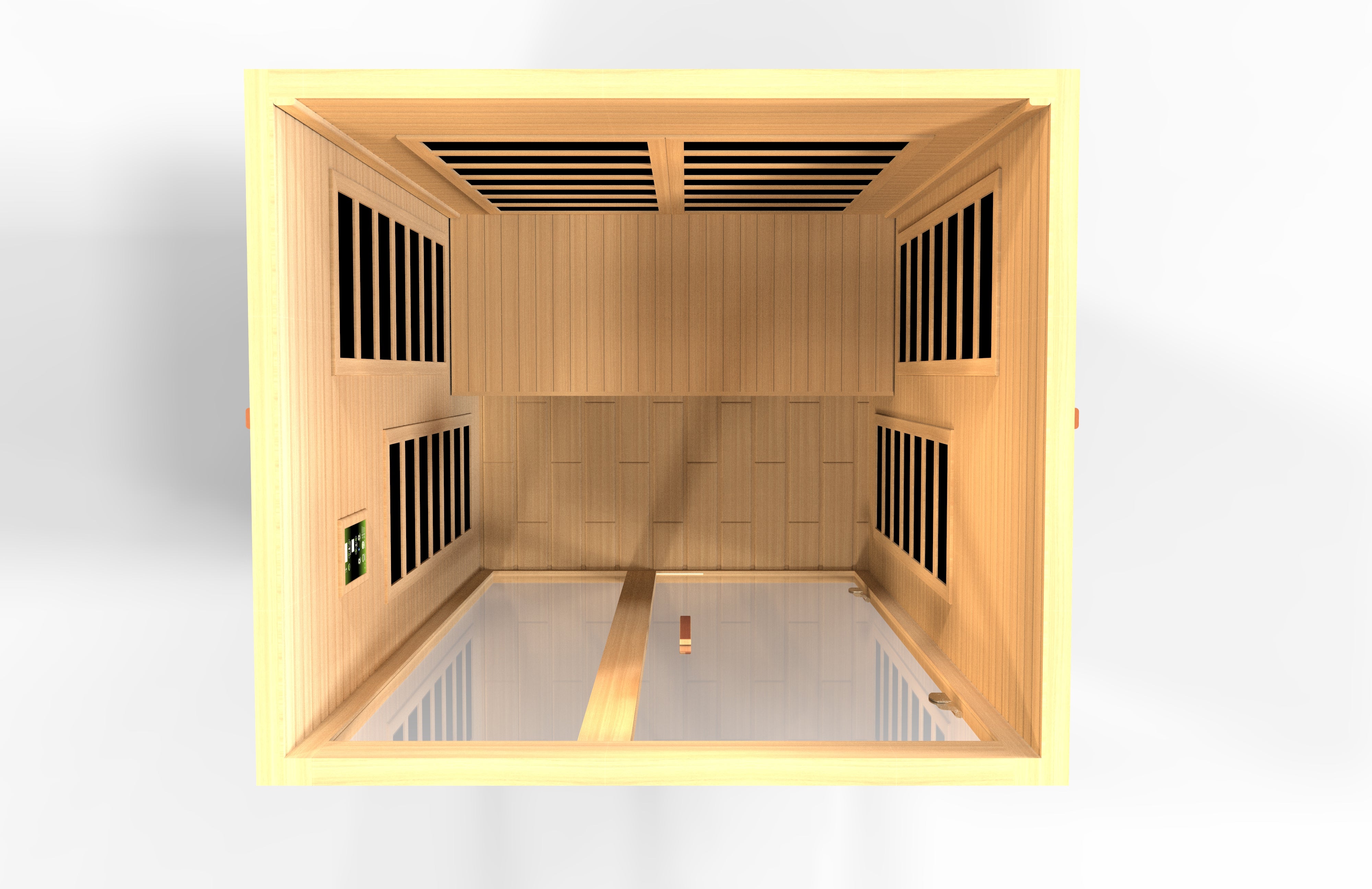 Dynamic Santiago Elite 2 Person Ultra Low EMF FAR Infrared Sauna DYN-6209-02 Elite