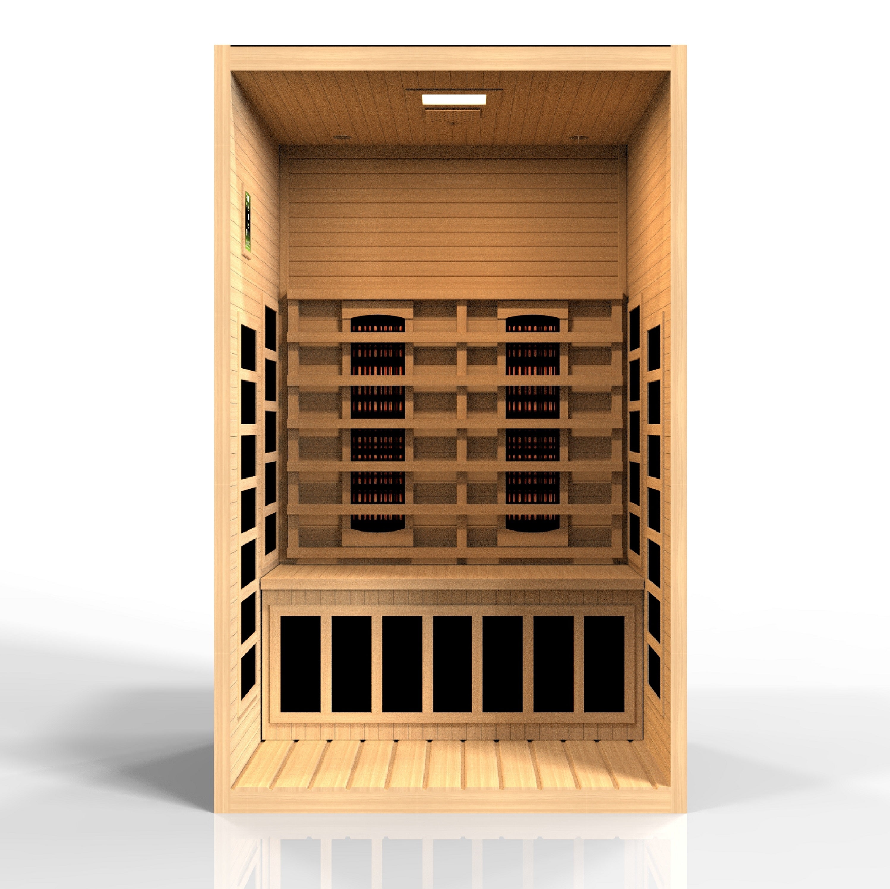 Dynamic Santiago 2 Person Full Spectrum Near Zero EMF Infrared Sauna DYN-6209-03 FS
