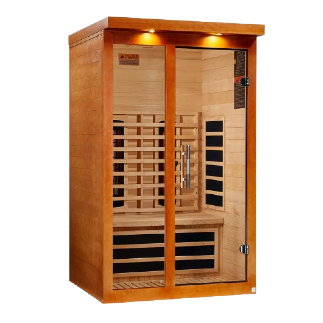 Dynamic "Llumeneres" 2 Person Full Spectrum Nero Zero EMF FAR IR Sauna (DYN-6215-03 FS)