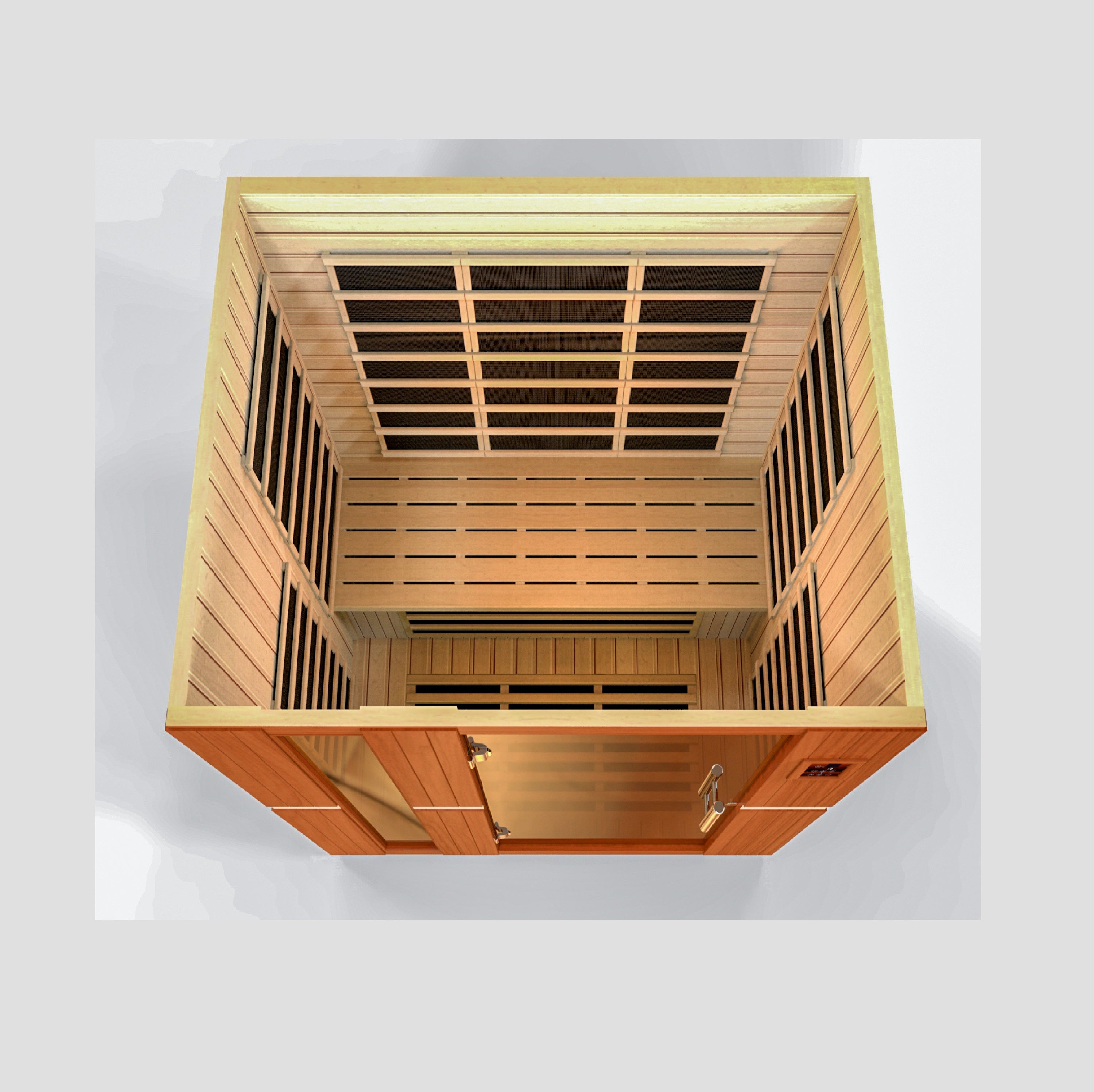 Dynamic "Lugano" 3 Person Ultra Low EMF FAR IR Sauna (DYN-6336-02 Elite)