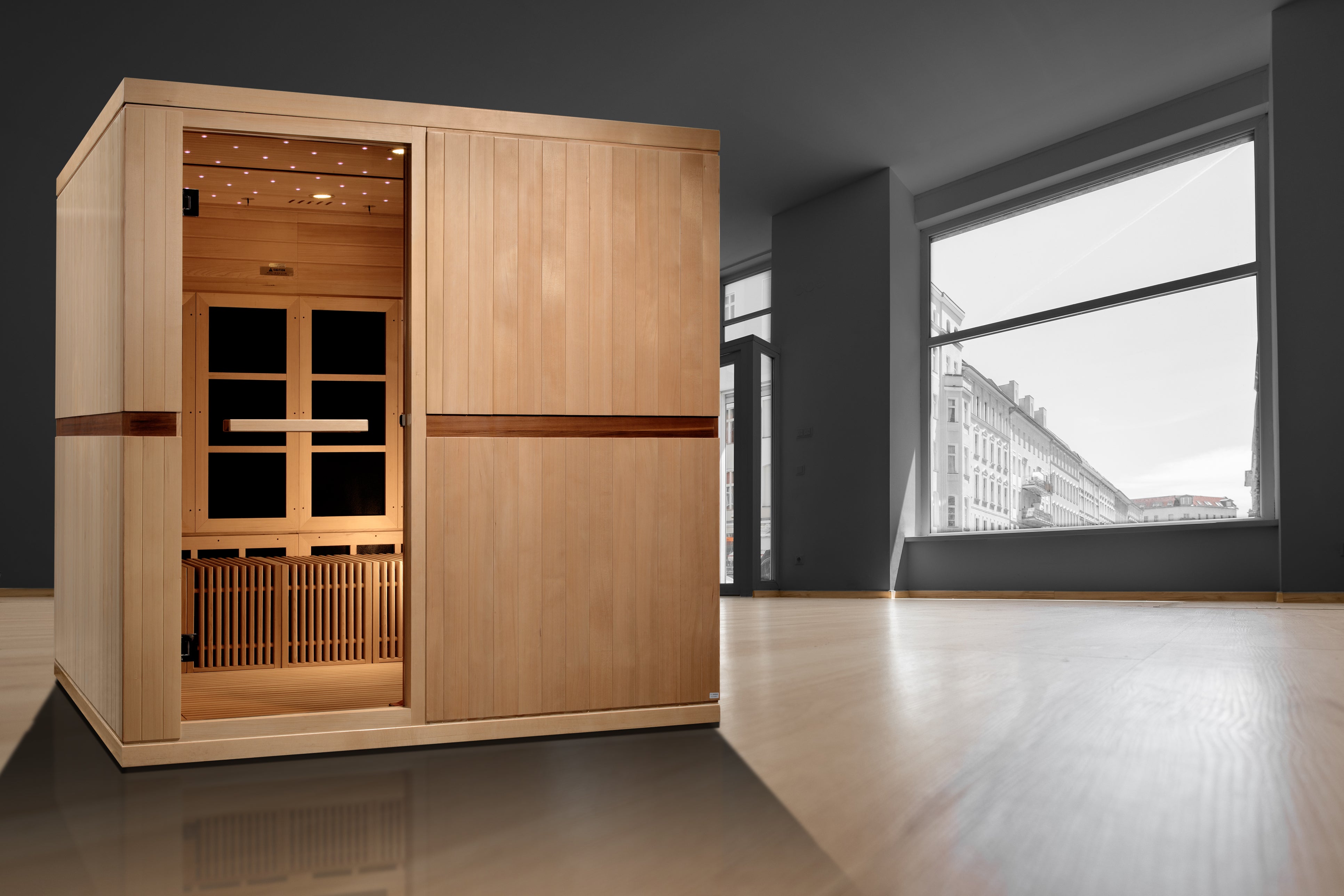 2025 Golden Designs "Catalonia" 8 Person Near Zero EMF FAR IR Sauna (GDI-6880-02 Elite)