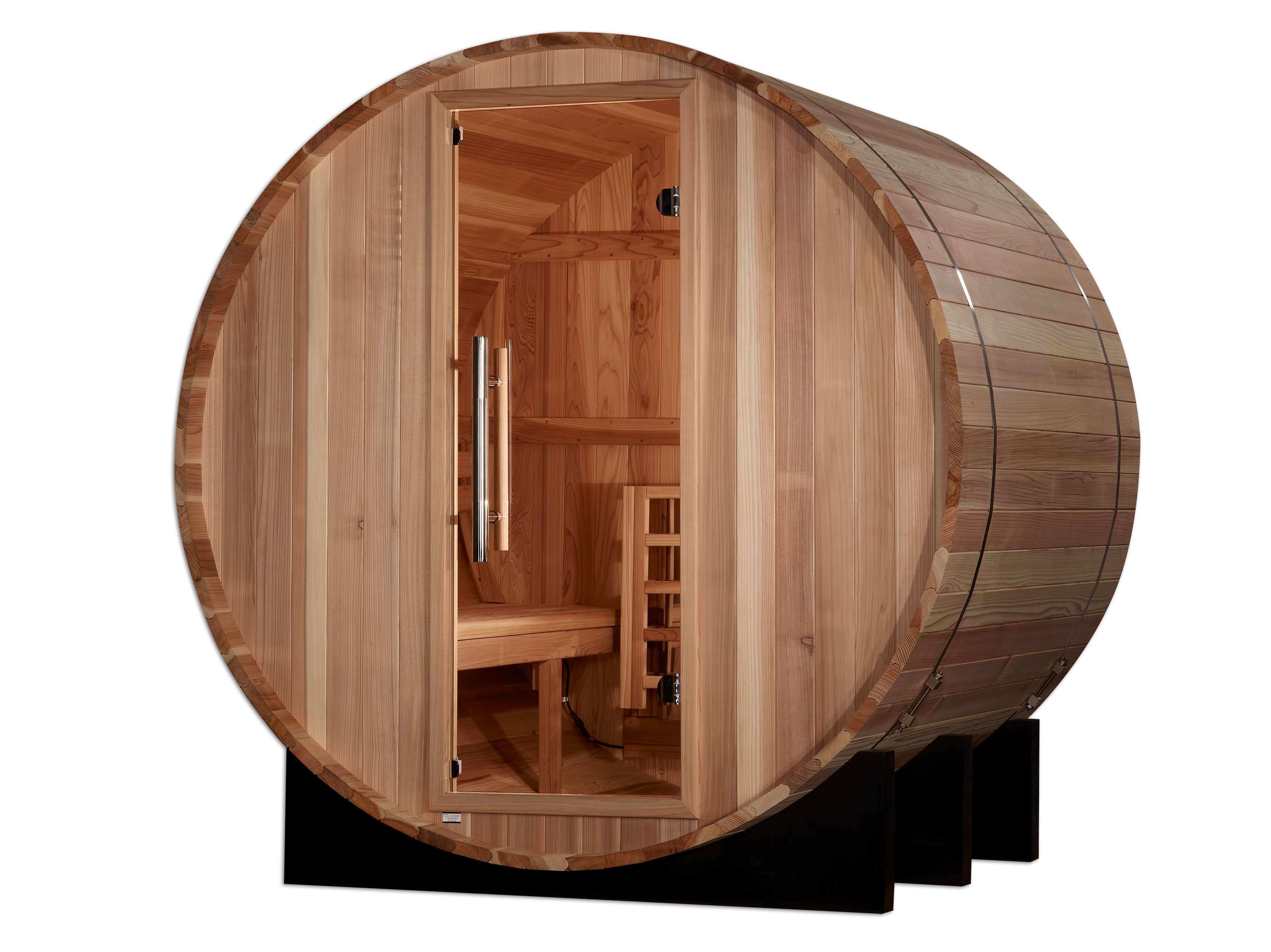 Golden Designs "St. Moritz" 2 Person Barrel Traditional Sauna (GDI-B002-01)
