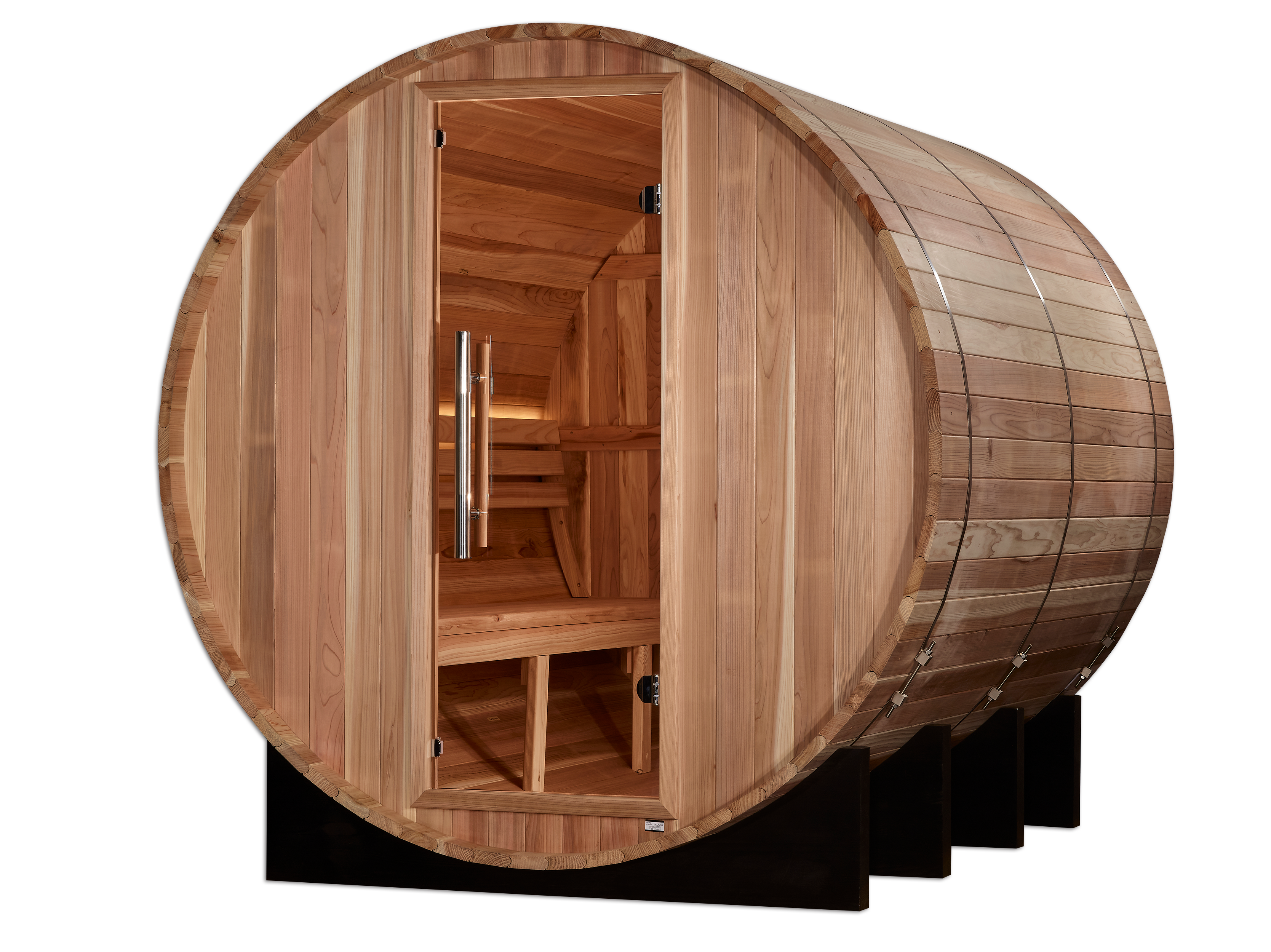 Golden Designs "Klosters" 6 Person Barrel Traditional Sauna (GDI-B006-01)