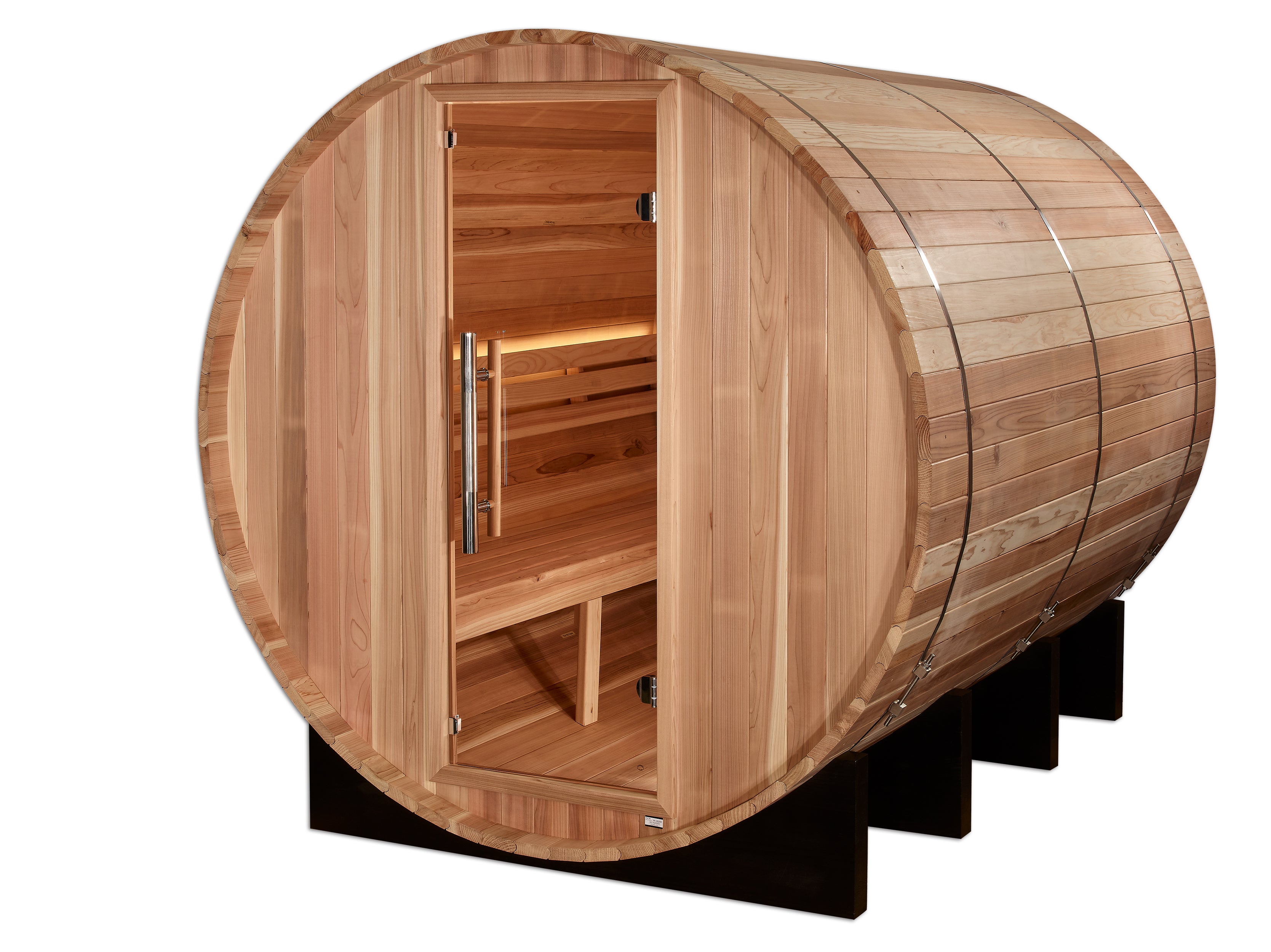 Golden Designs "Klosters" 6 Person Barrel Traditional Sauna (GDI-B006-01)