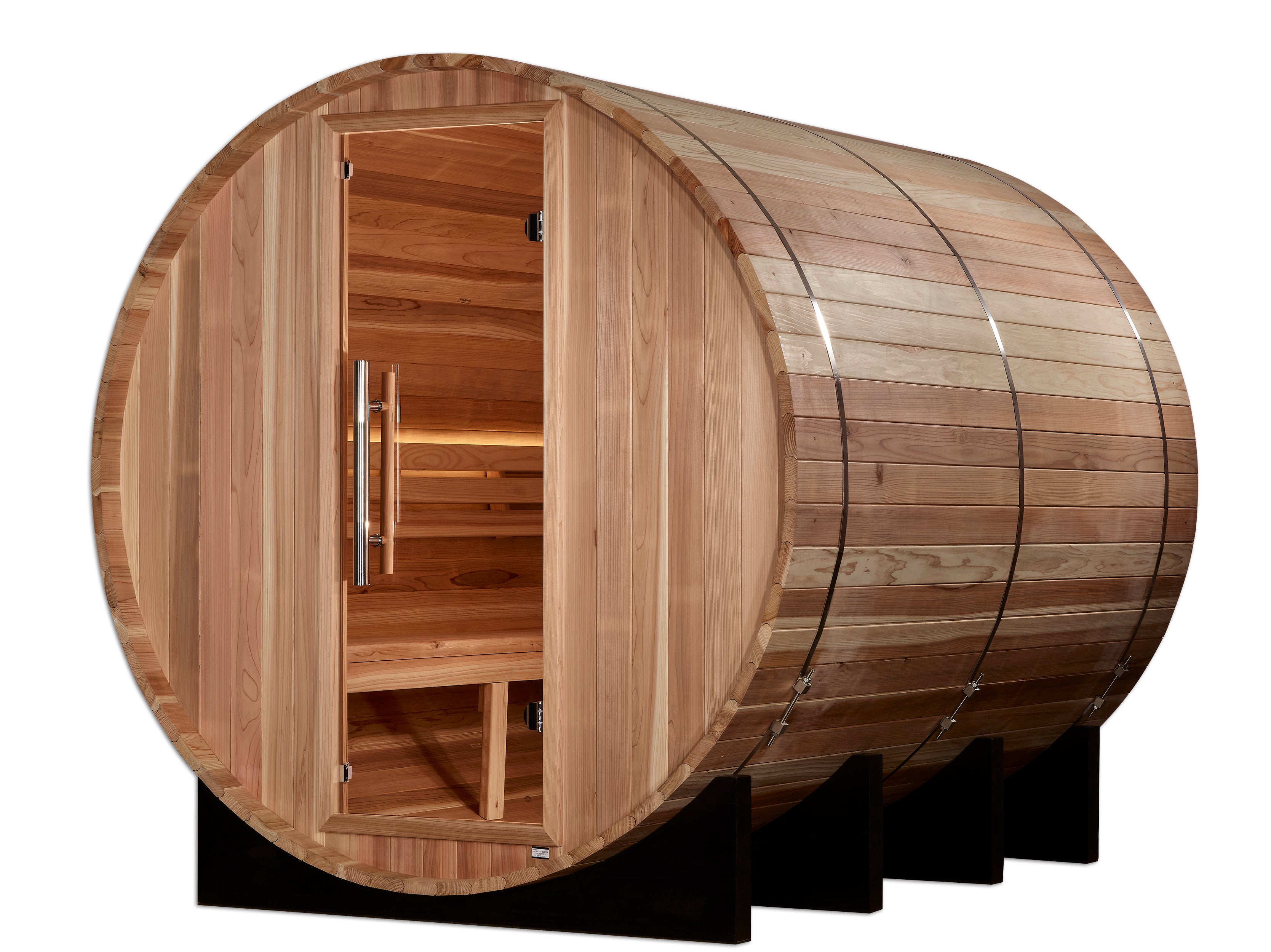 Golden Designs "Klosters" 6 Person Barrel Traditional Sauna (GDI-B006-01)