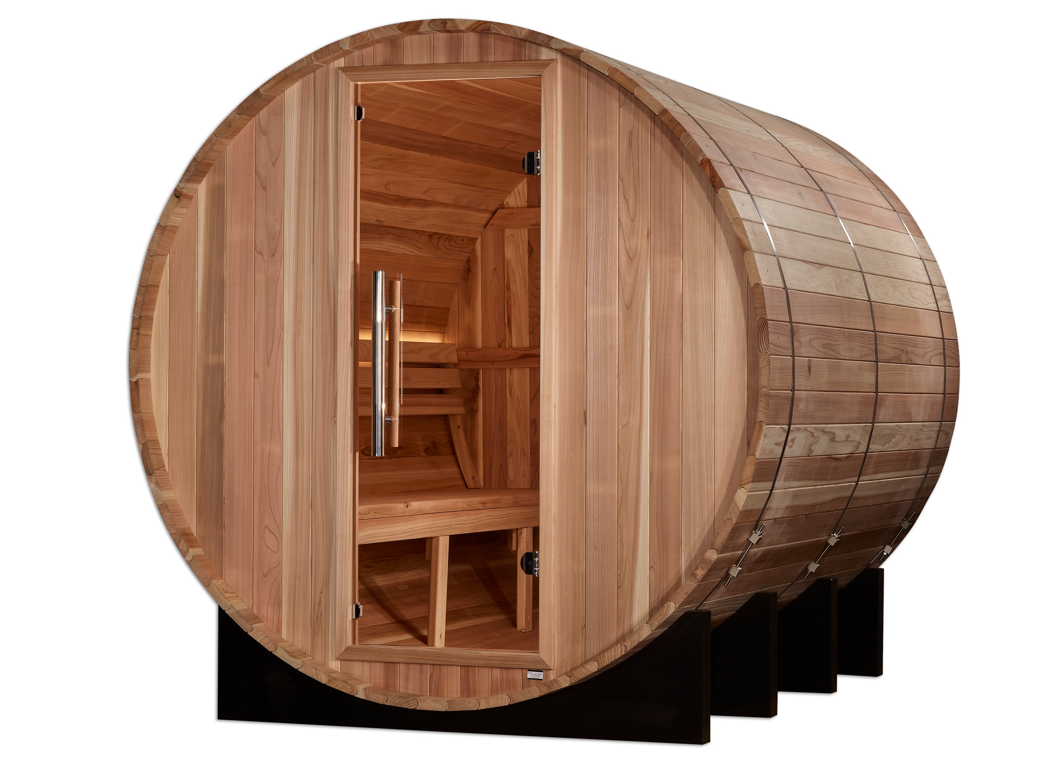 Golden Designs "Klosters" 6 Person Barrel Traditional Sauna (GDI-B006-01)
