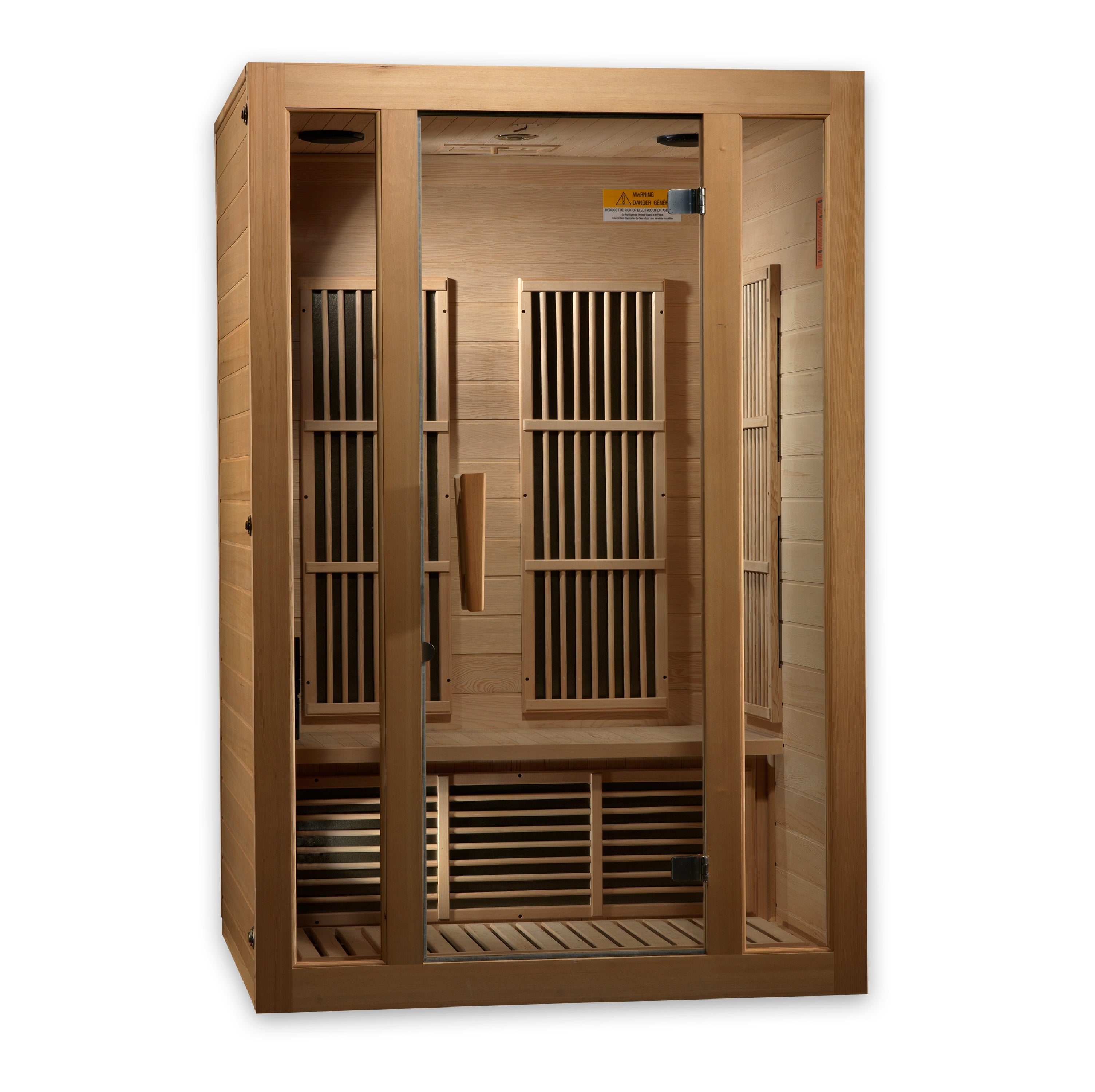 Maxxus "Seattle" 2 Person Near Zero EMF FAR IR Sauna (MX-J206-01-ZF)