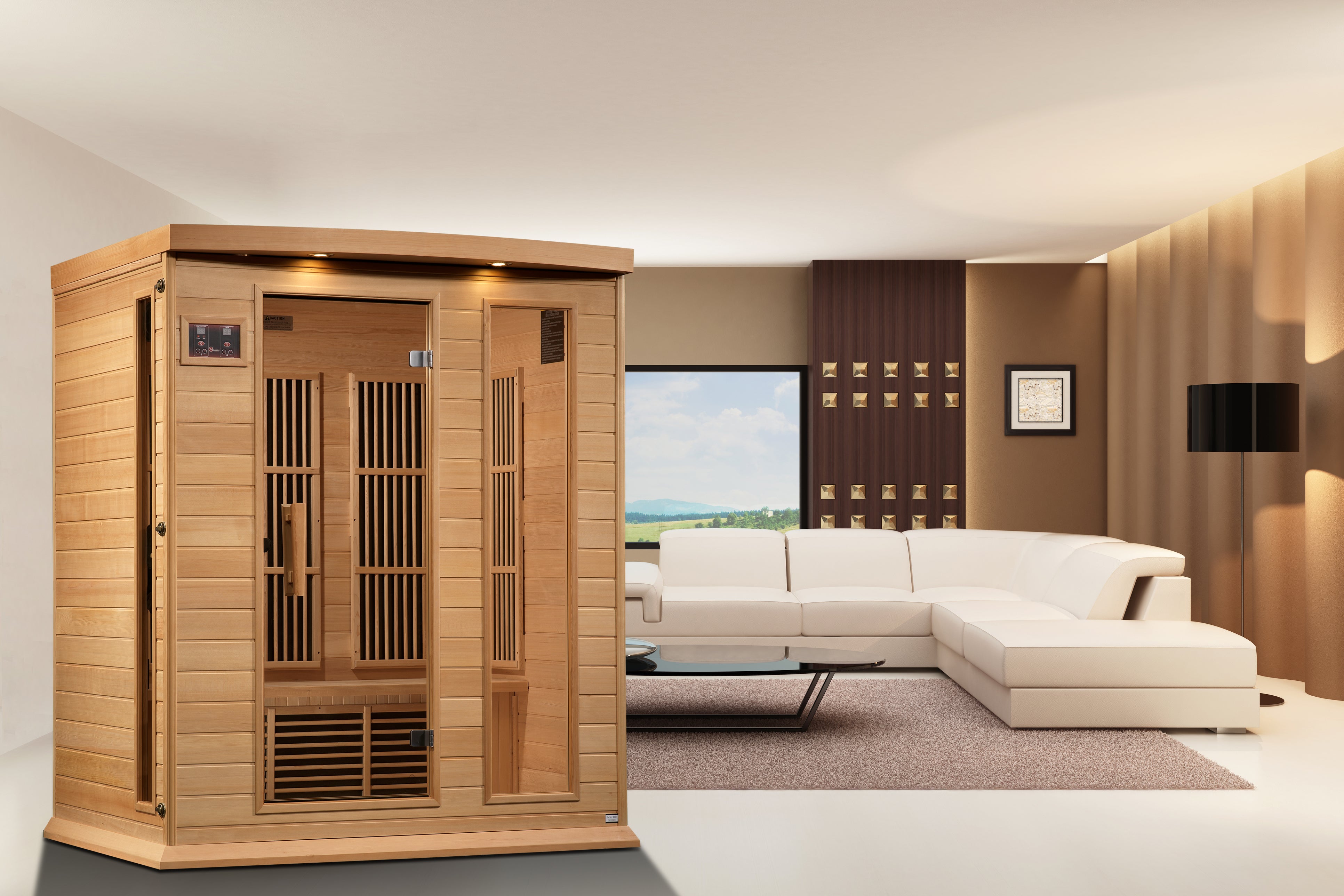 Maxxus 3 Person Low EMF FAR IR Sauna (MX-K306-01)