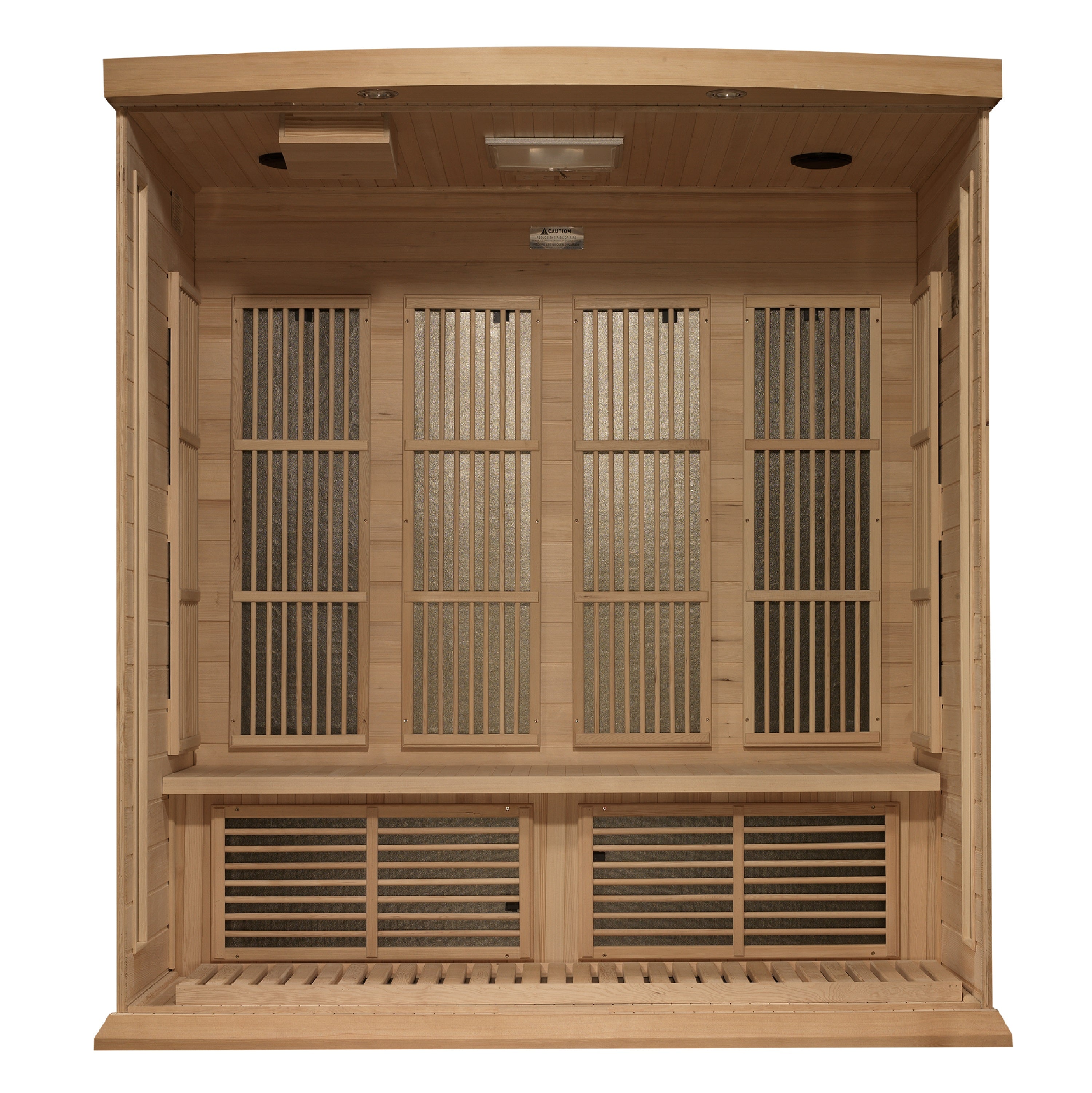 Maxxus "Chaumont" 4 Person Near Zero EMF FAR IR Sauna (MX-K406-01-ZF HEM)