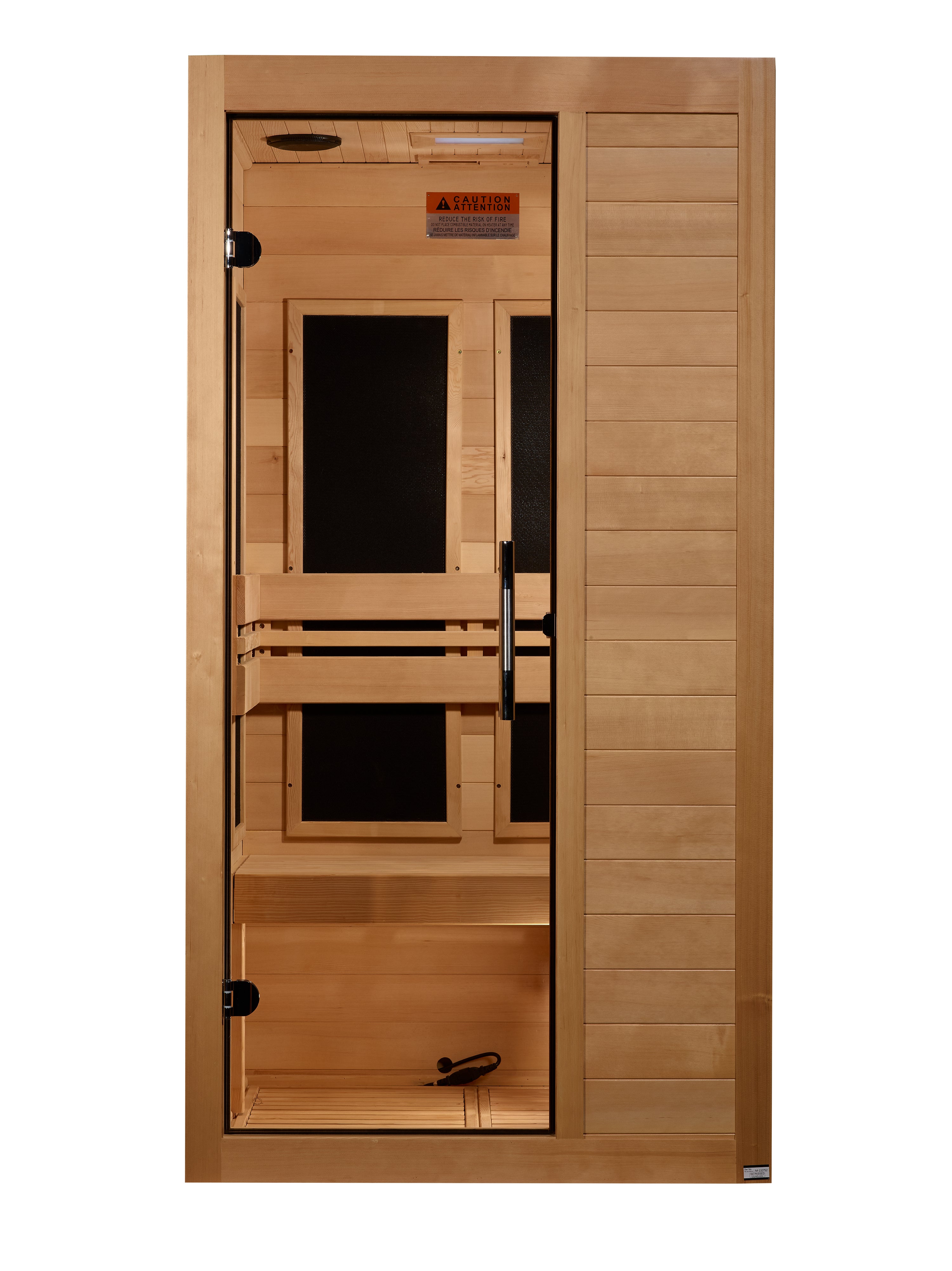Maxxus "S-Line" 1 Person Low EMF FAR IR Sauna (MX-S106-01)