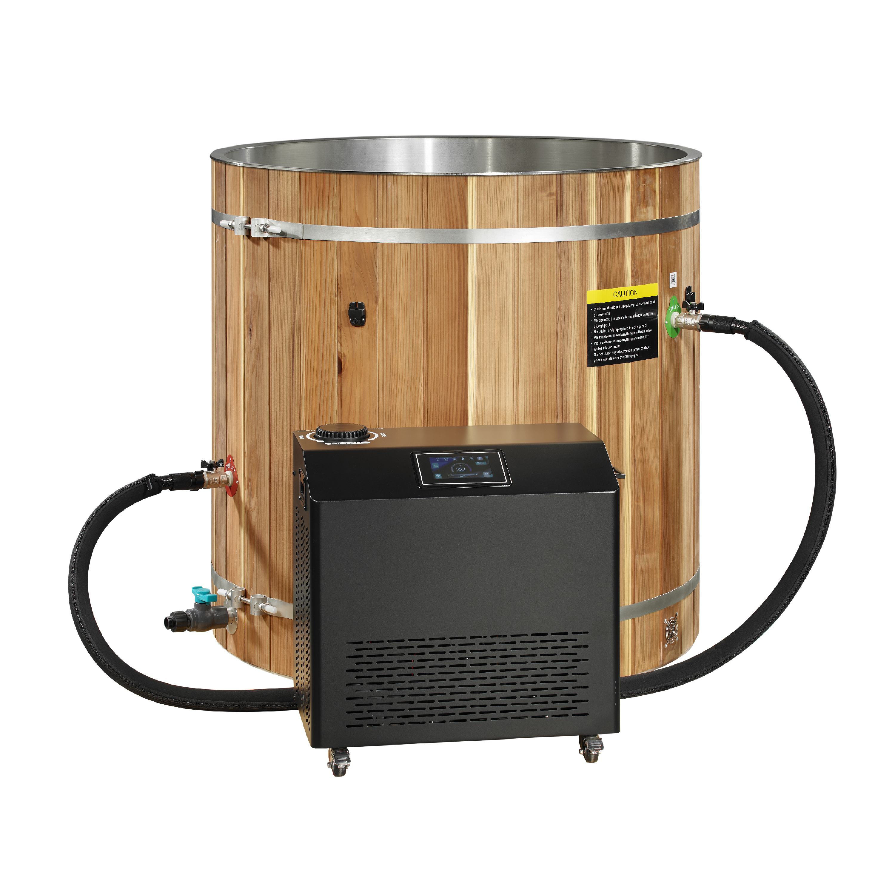 Dynamic Cold Therapy Barrel 304 Stainless Steel Cold Plunge