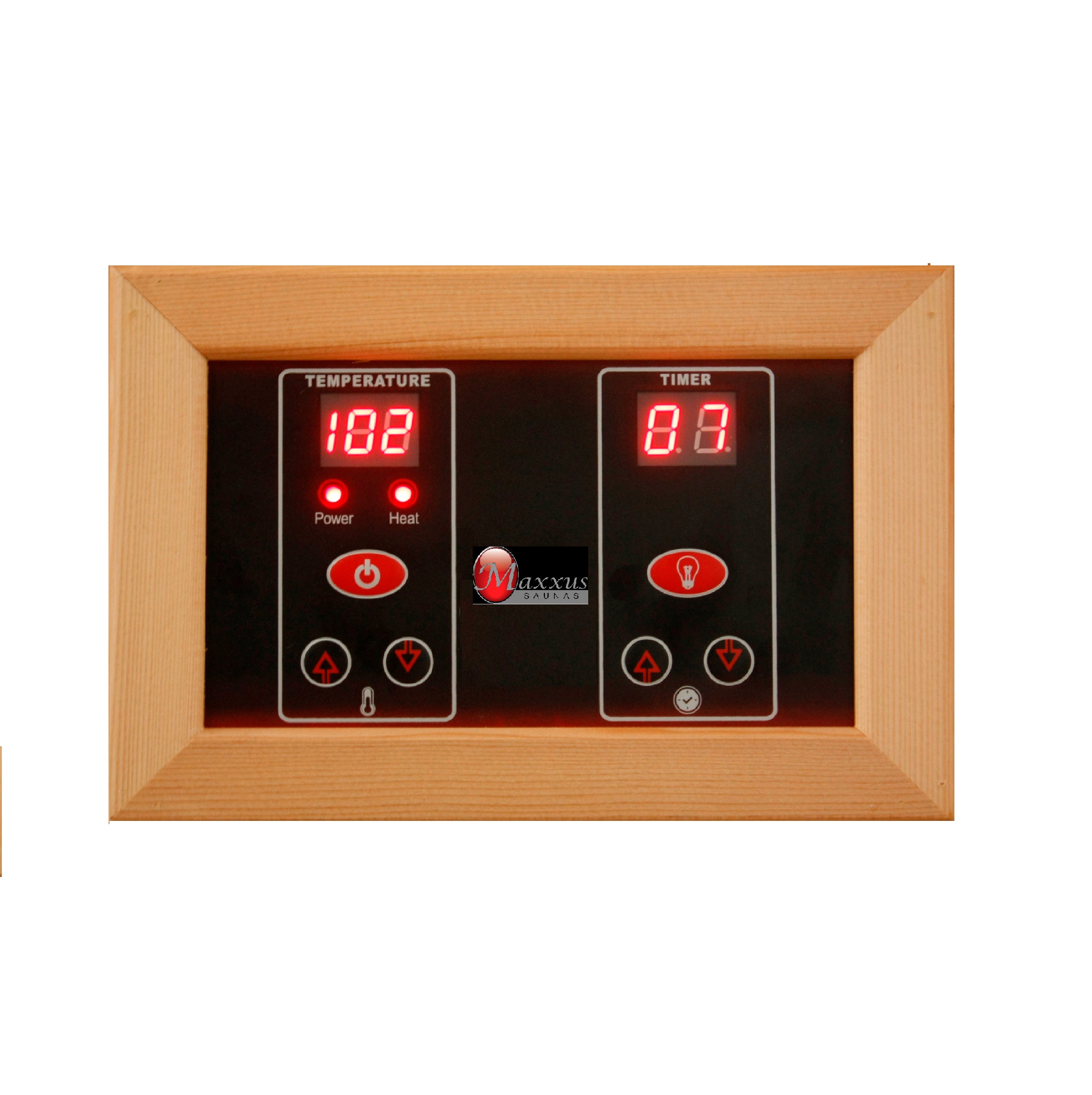 Maxxus 2 Person Near Zero EMF FAR IR Sauna (MX-K206-01-ZF HEM)