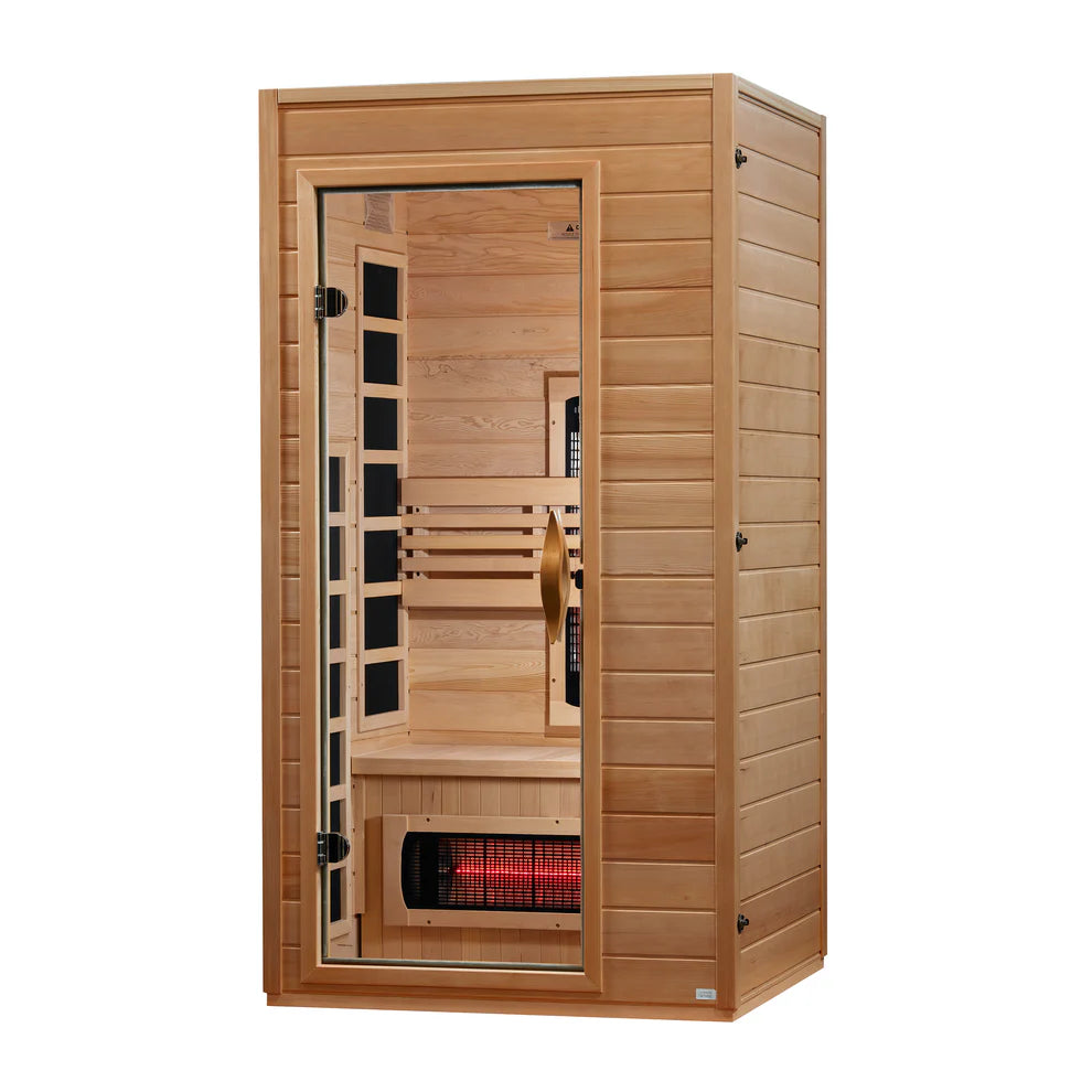 Dynamic Martin 1-2 Person Full Spectrum Near Zero EMF FAR IR Sauna (DYN-6006-03 FS)